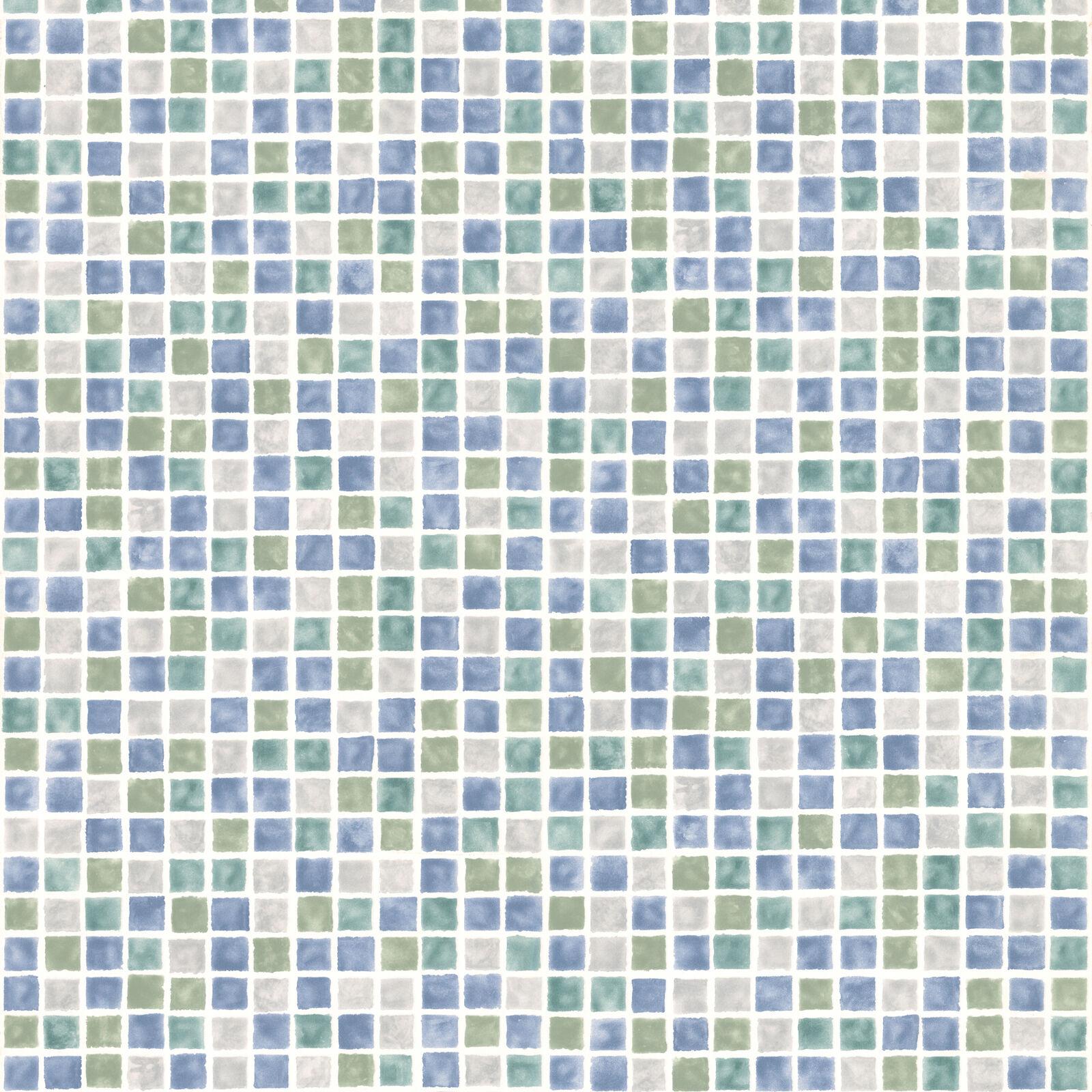 1600x1600 Brewster 436 58753 For Your Bath II Harbor Blue Sea Glass Tiles Wallpaper 91212587533