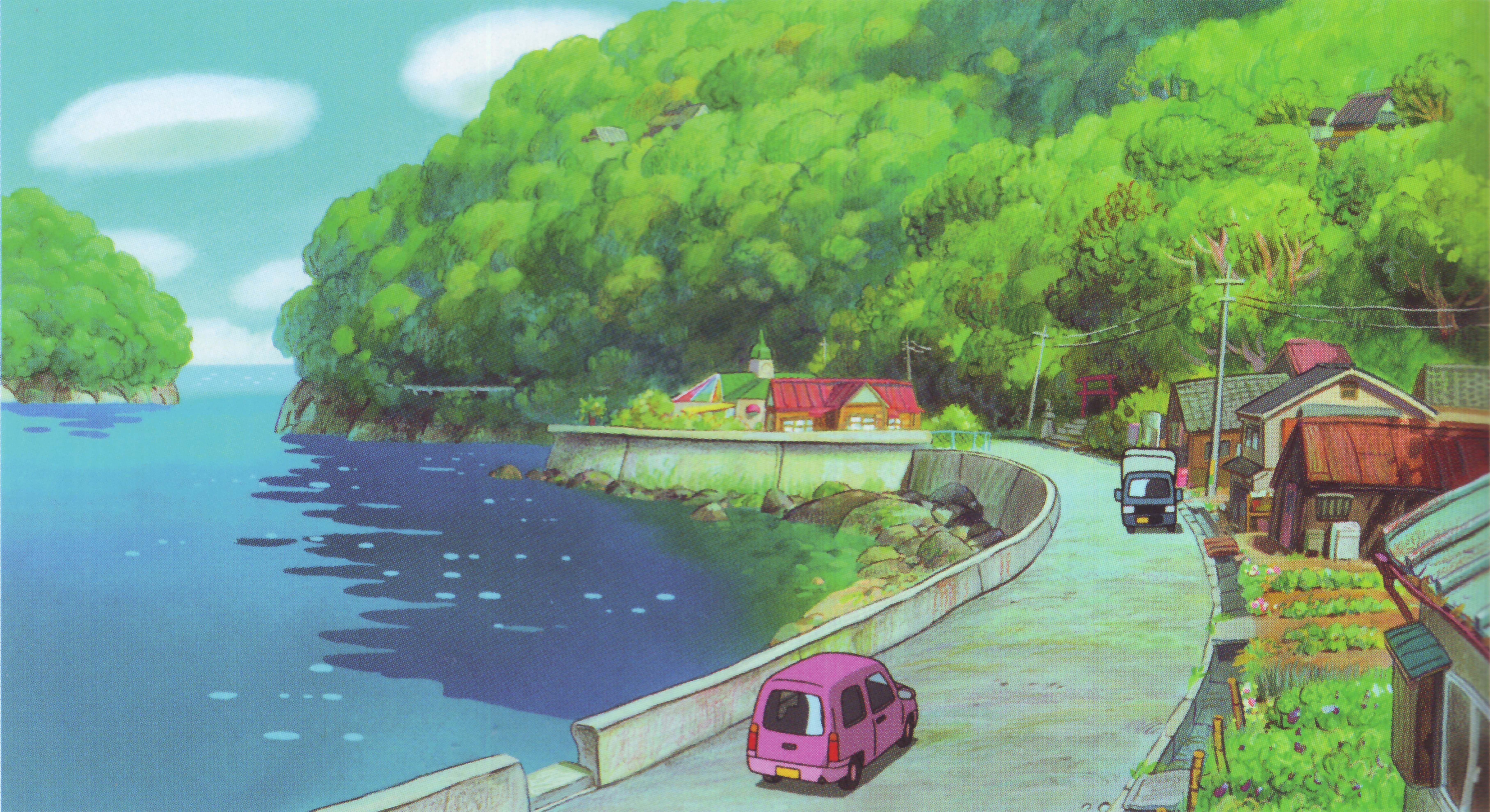 7263x3960 Ponyo HD Wallpaper and Background