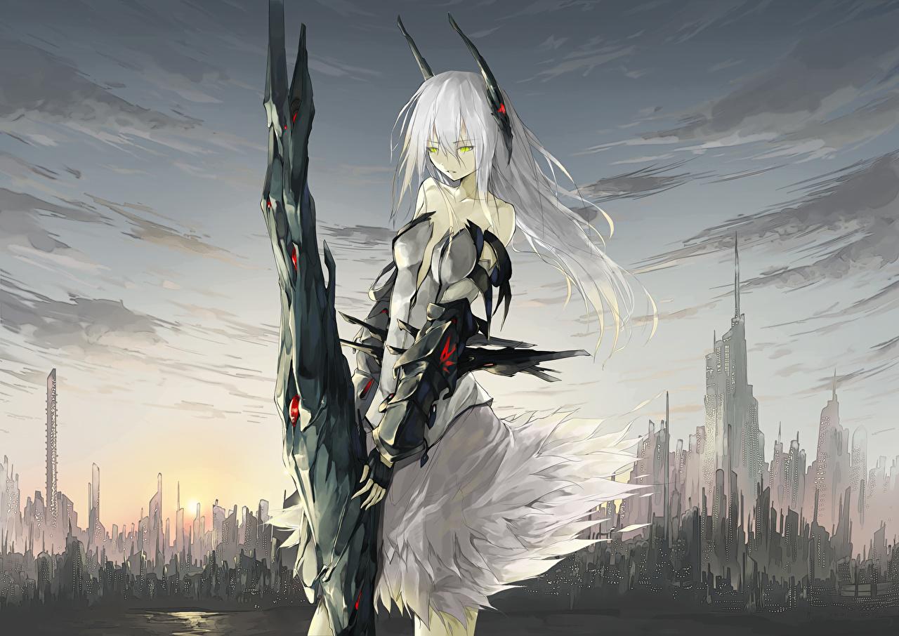 1280x906 Desktop Wallpaper solru, original Anime Girls Fantasy Fantastic