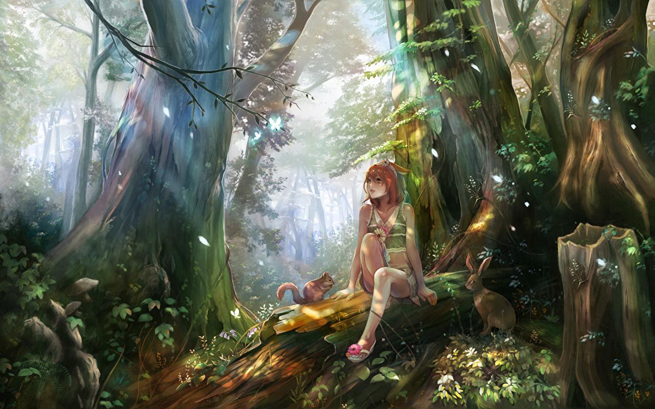 1280x800 Desktop Wallpaper sae (revirth), original Anime Girls Fantasy