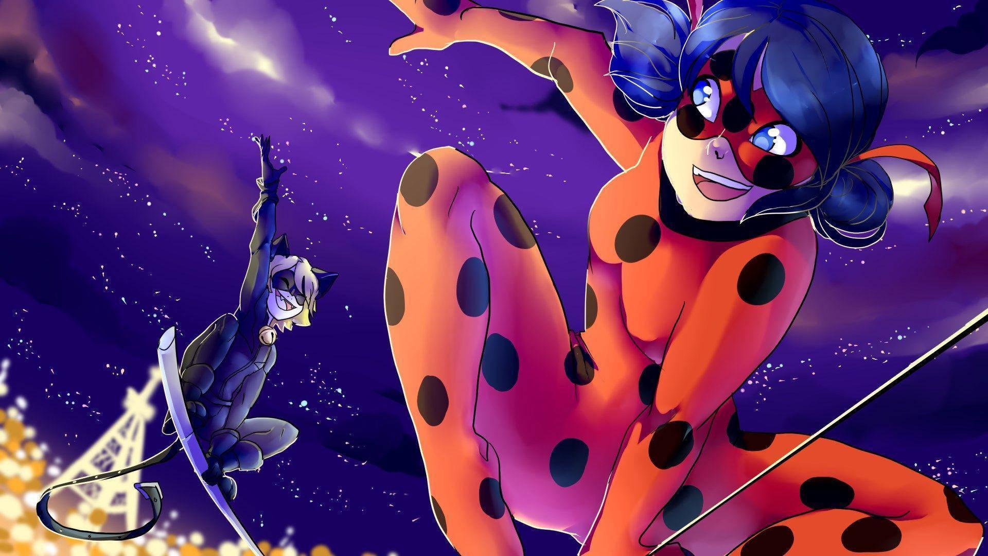 1920x1080 Download 2D Cartoon Art Miraculous Ladybug Wallpaper