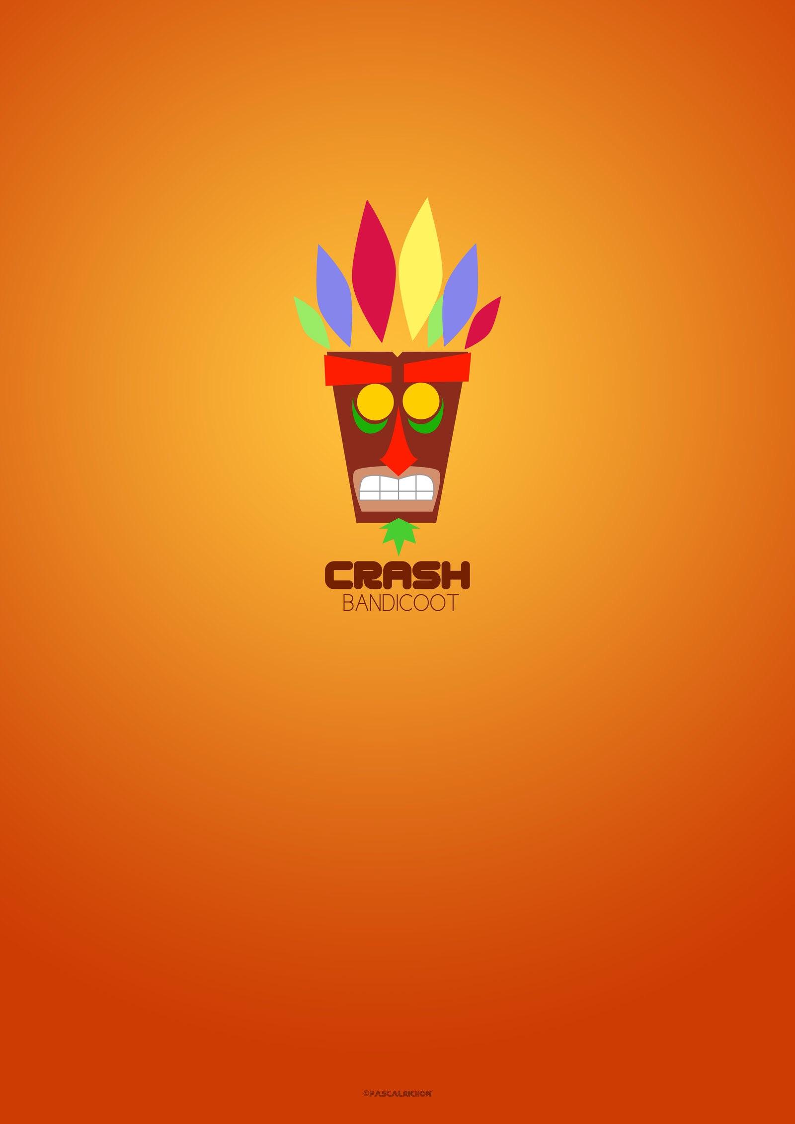 1600x2262 Crash Bandicoot Phone Wallpaper
