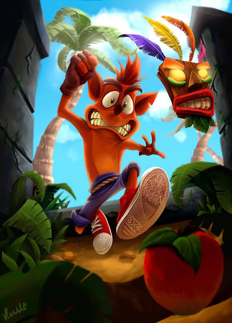 759x1053 Crash Bandicoot Fan Art By Paulo Man. Crash Bandicoot Characters, Crash Bandicoot Tattoo, Crash Bandicoot