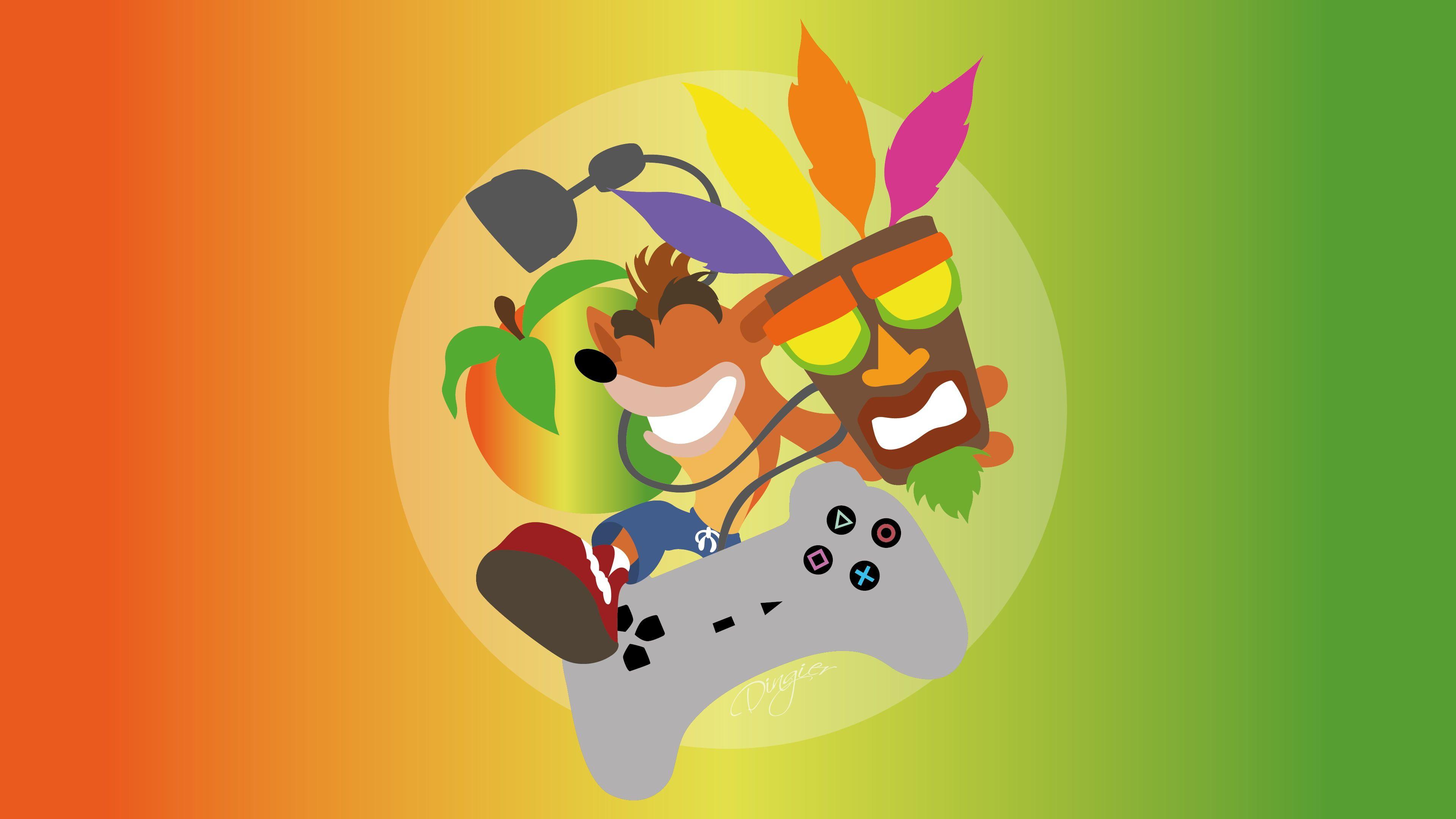 3841x2160 Video Game Crash Bandicoot Aku Aku (Crash Bandicoot) Crash Bandicoot (Character) K #wallpaper #hdwallpap. Crash bandicoot, Bandicoot, Crash bandicoot characters