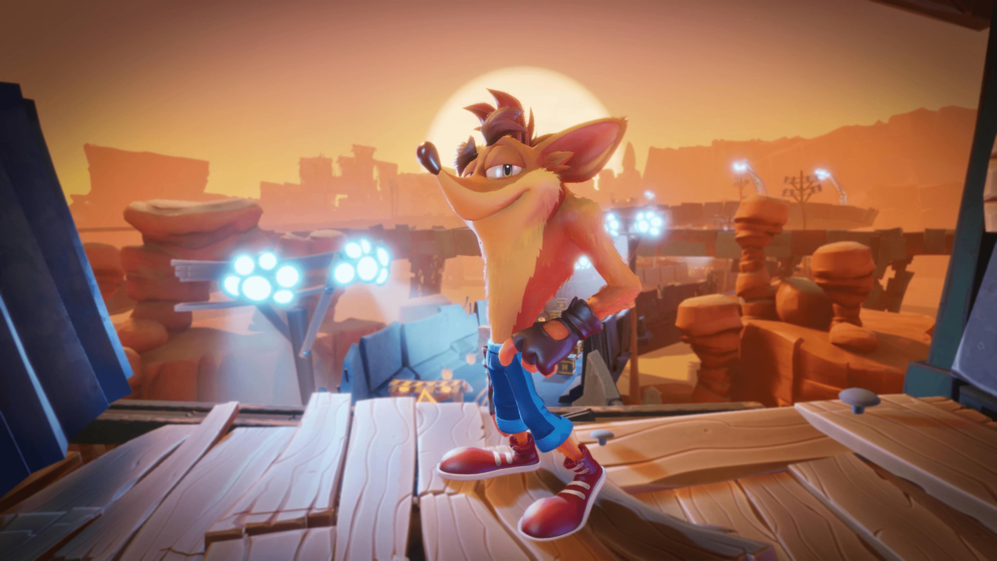 3840x2160 Download Crash Bandicoot Sunset Wallpaper