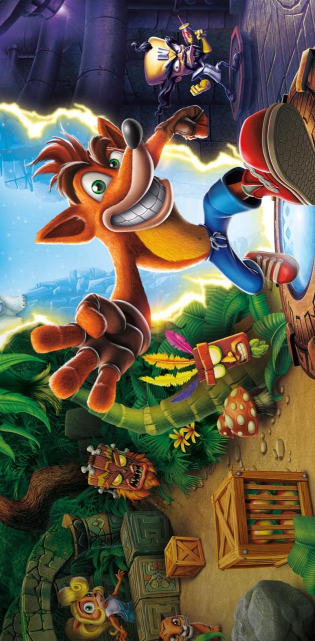 630x1280 Crash Bandicoot wallpaper