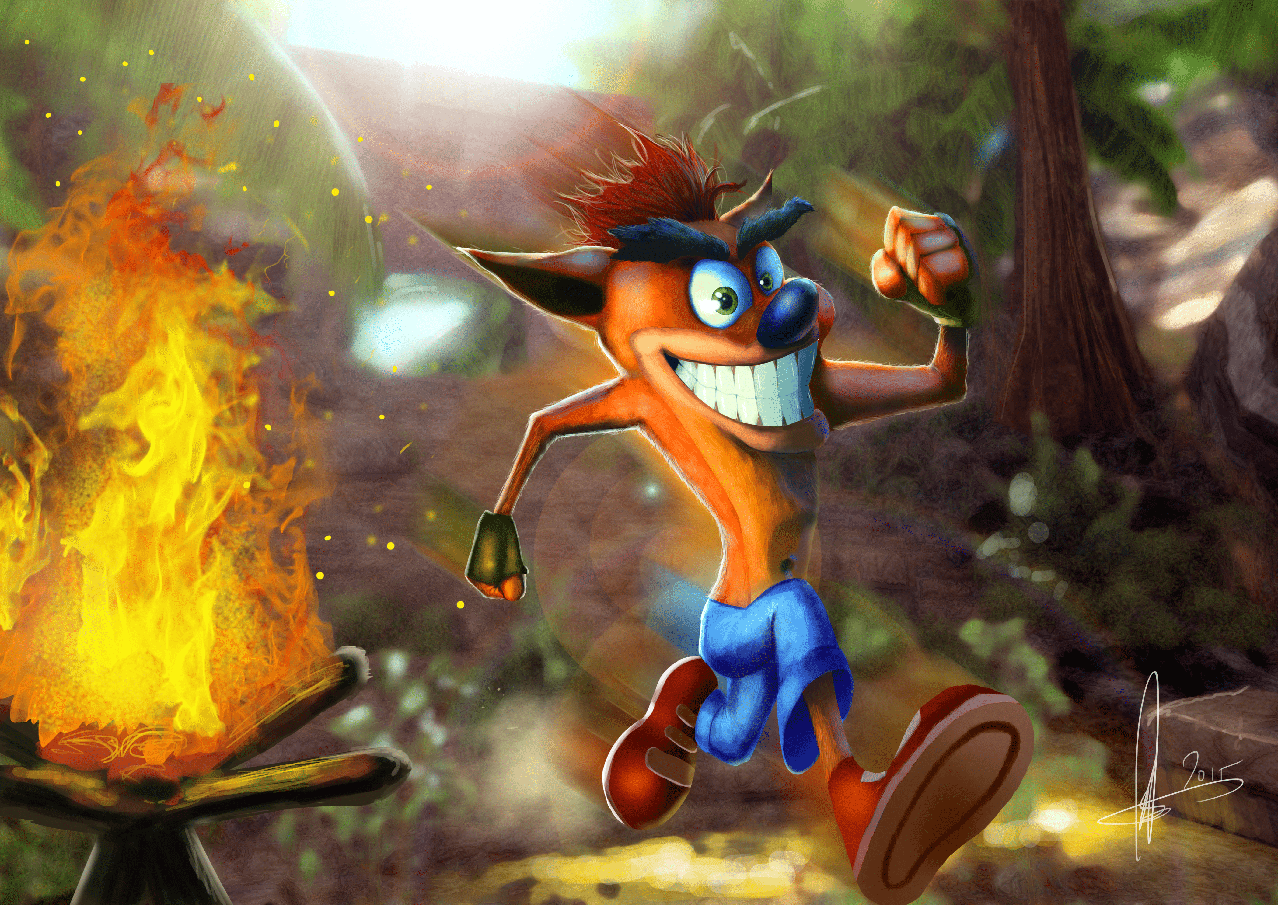 4200x2975 4K Crash Bandicoot (Character) Wallpaper and Background Image