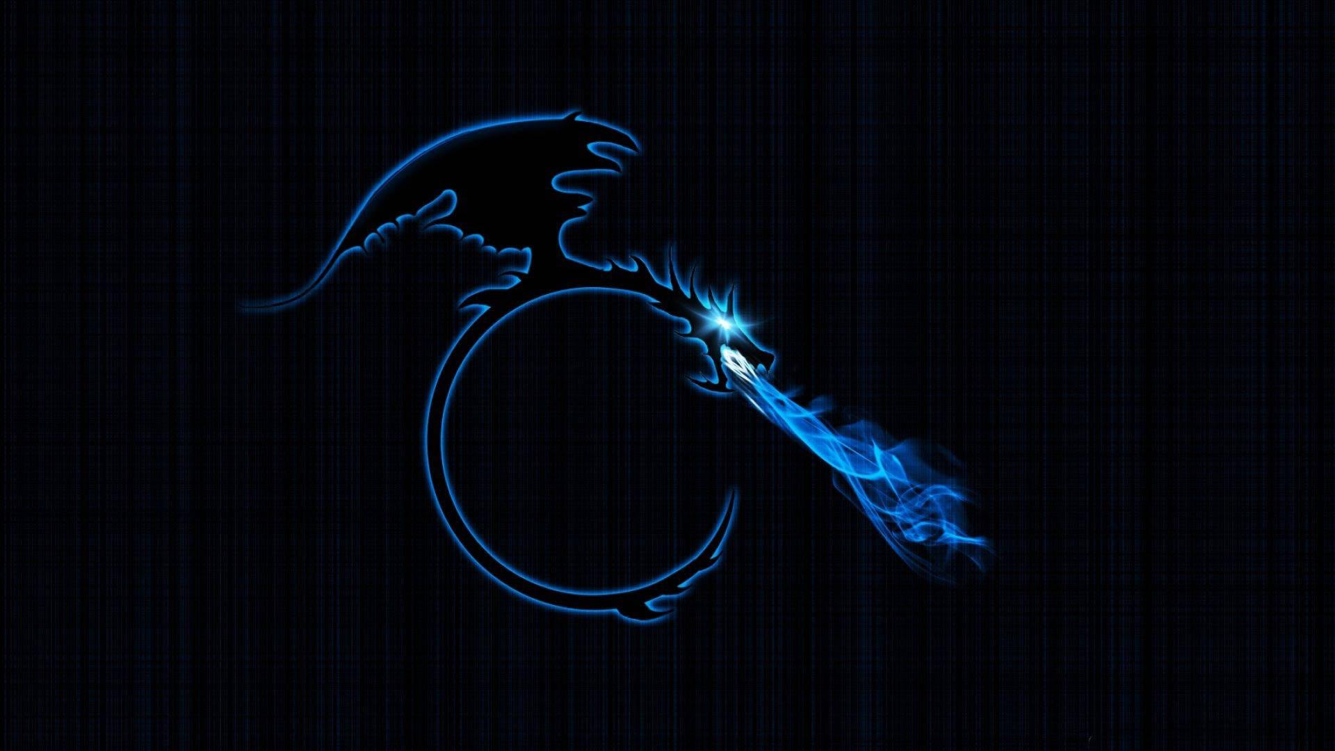 1920x1080 Download Kali Linux Blue Flames Wallpaper