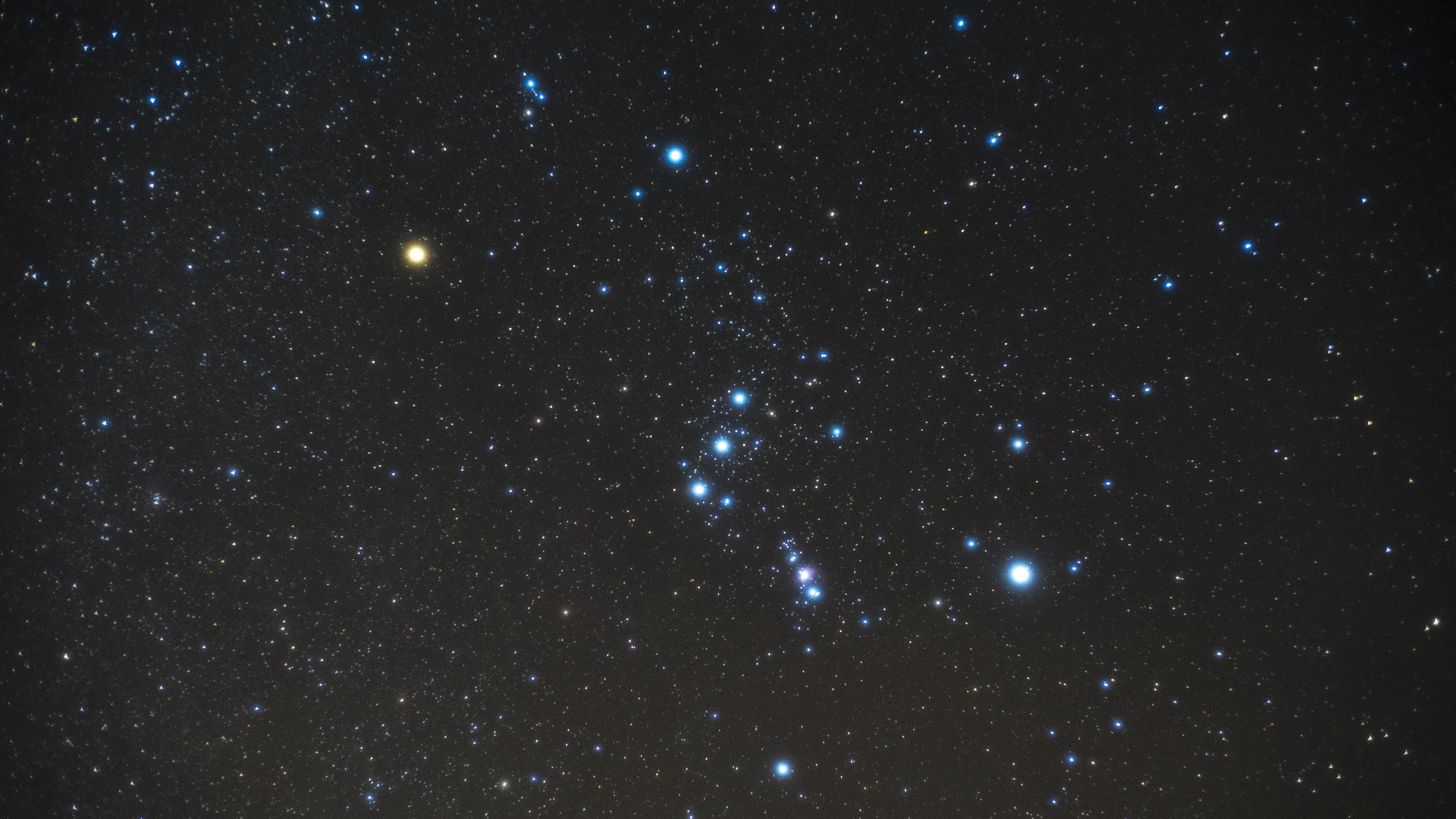 3840x2160 Wallpaper / stars, starry sky, constellation, big dipper, 4k free download
