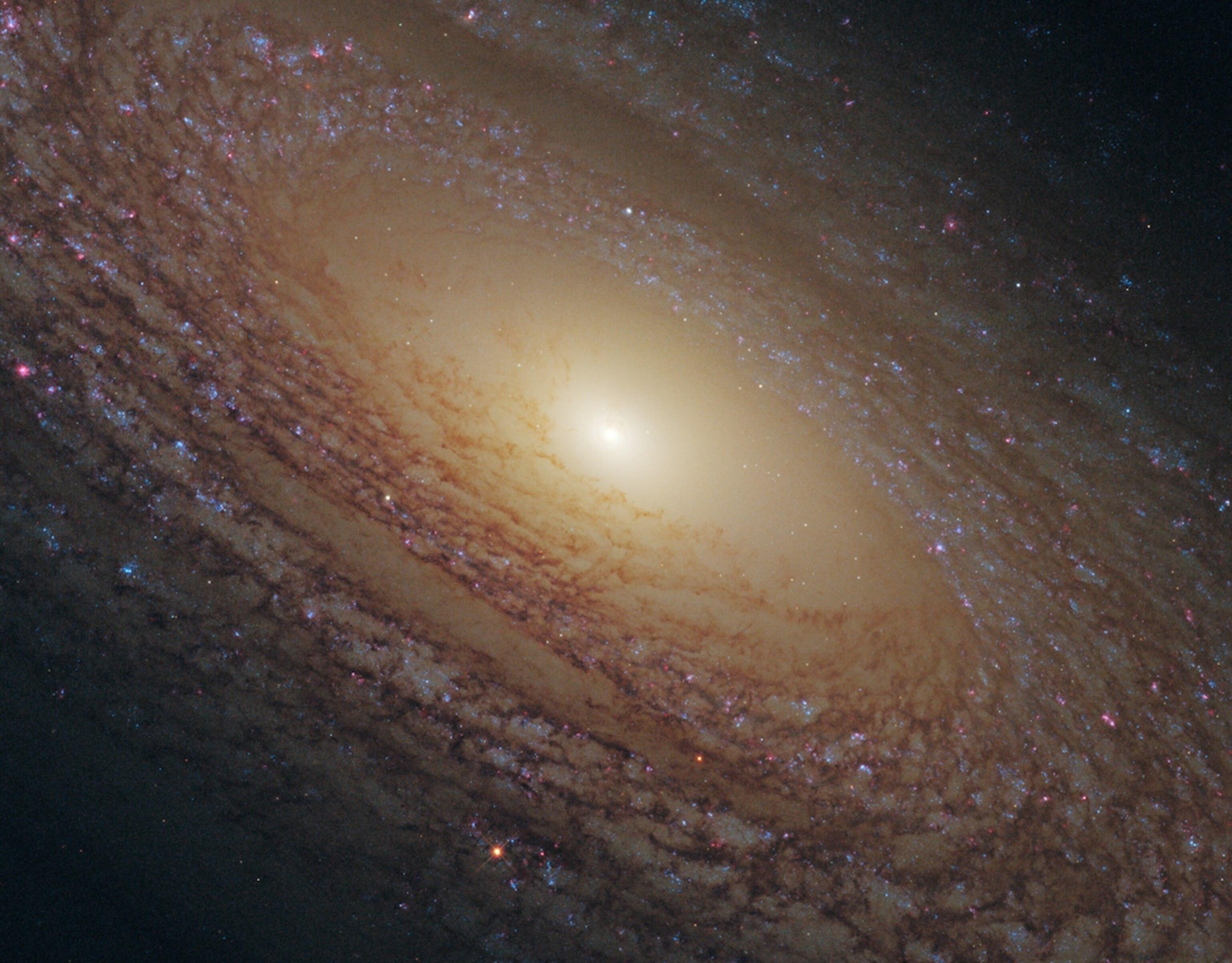 3072x2401 Celebrate Hubble's 24th With Giant Galaxies, Dying Stars and Cosmic Chaos
