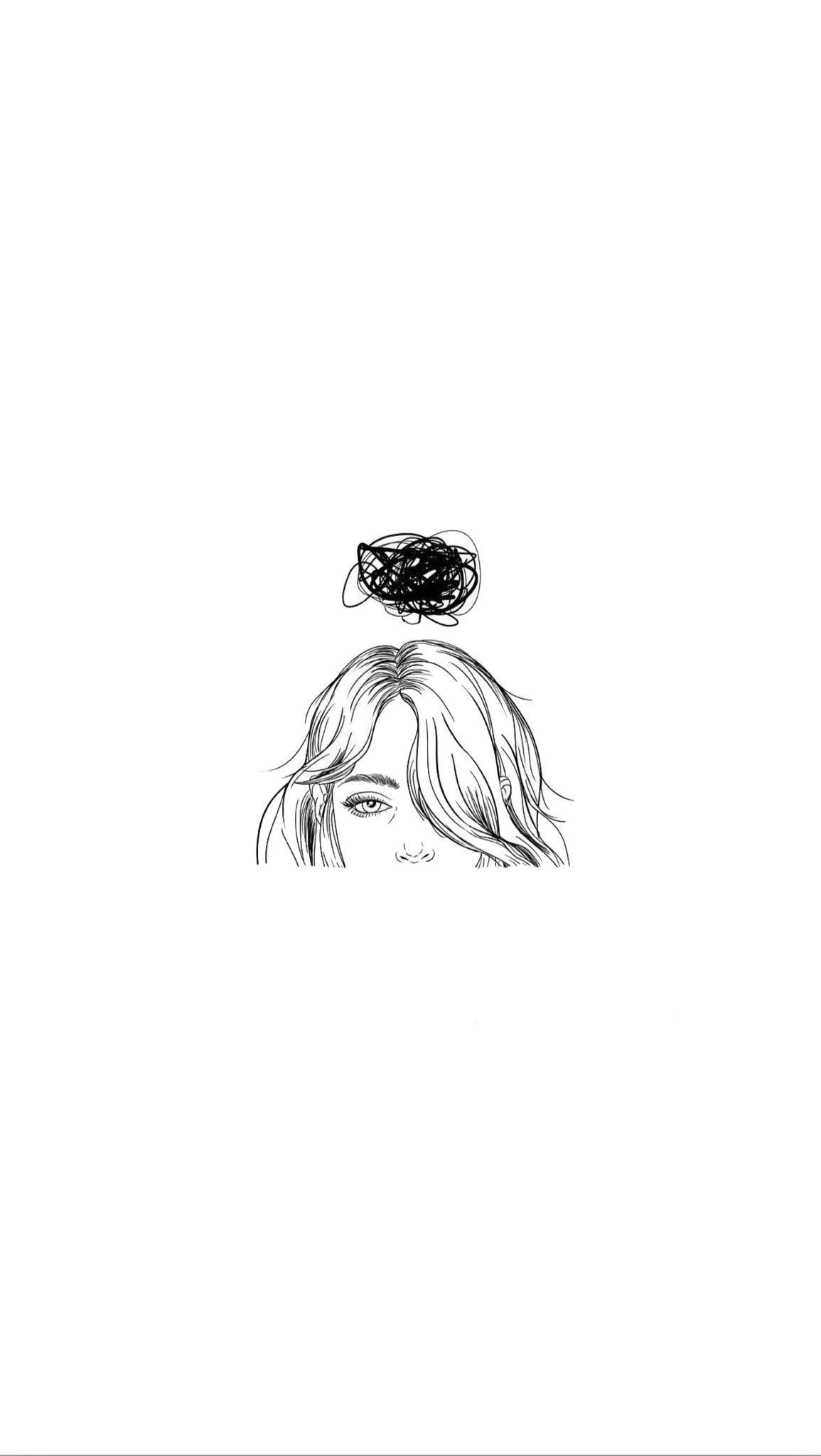 1155x2048 girl #art #drawing #beautiful #minimalism #mini #pencil #cute #oneline #line #minds. Minimalist art, Art wallpaper, Minimalist drawing