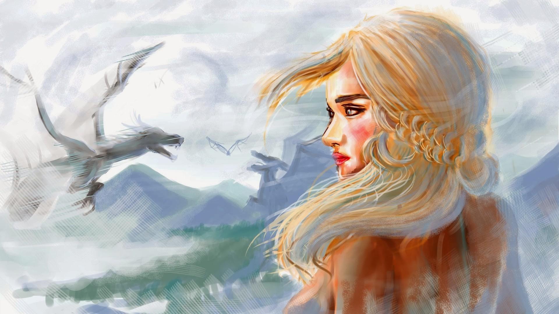 1920x1080 Free Download artwork dragon game of thrones fan art wallpaper full HD (1080p)