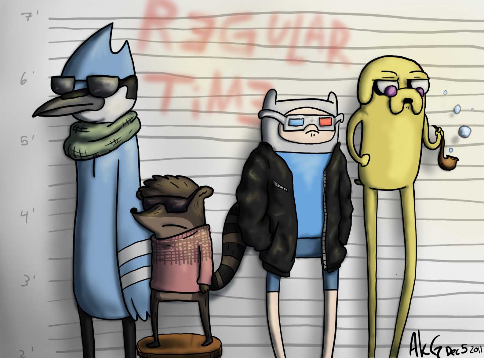 1585x1173 Regular Show Wallpaper