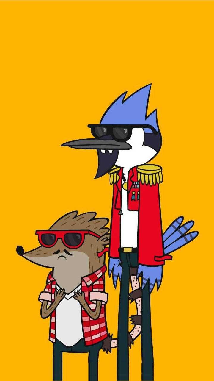 720x1280 Regular Show Wallpaper Discover more Cartoon Network, Mordecai, Regular Show, Regular Show in Space, Ri. Regular show, Cartoon wallpaper, Cool wallpaper cartoon