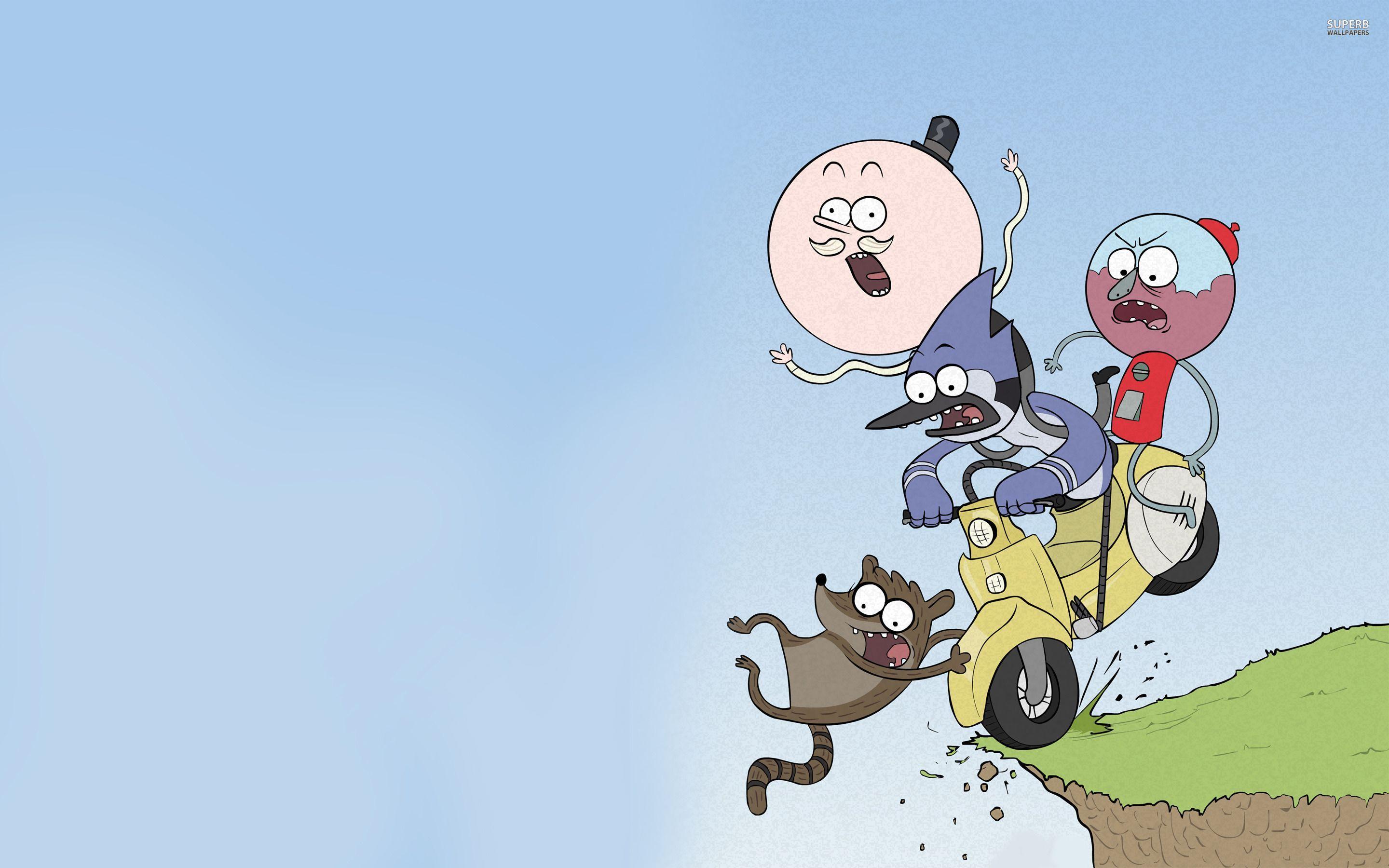 2880x1800 Regular Show Muscle Man Wallpaper