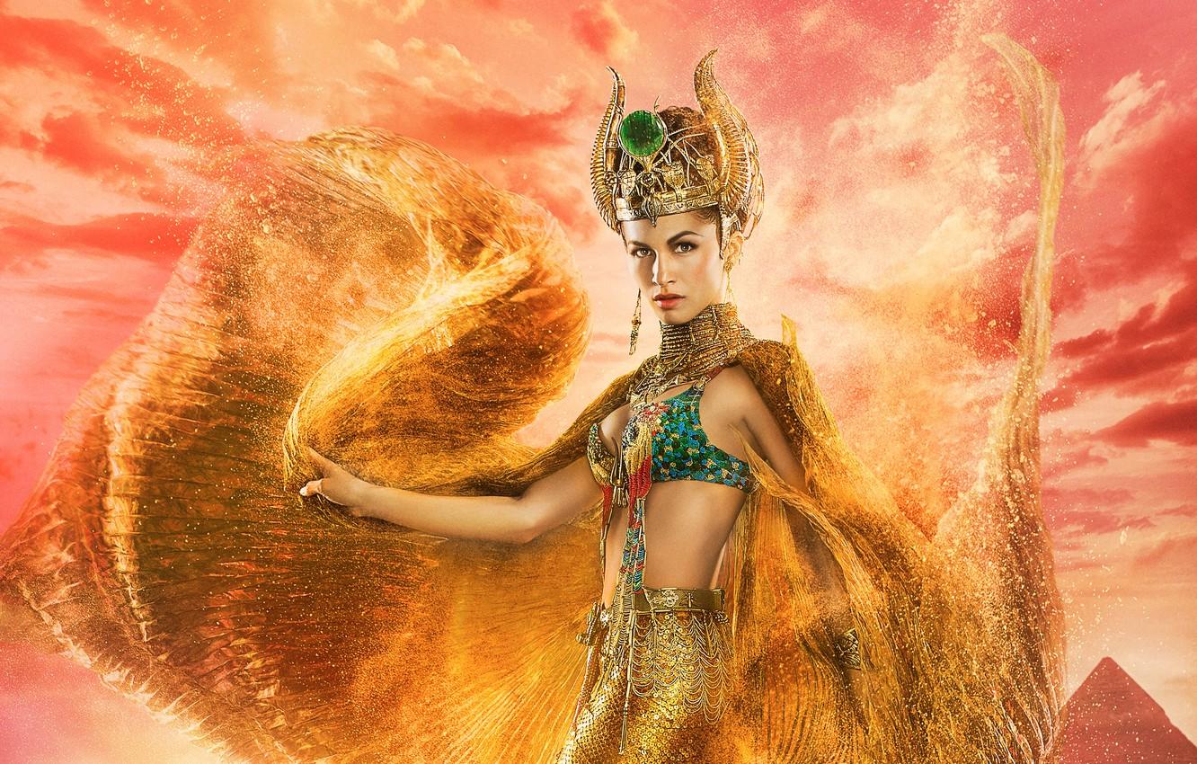 1332x850 Wallpaper Love, Fantasy, Clouds, Sky, Mythology, Gods, Music, the, Egypt, Female, Dance, Beauty, Golden, Sand, Woman, God image for desktop, section фильмы