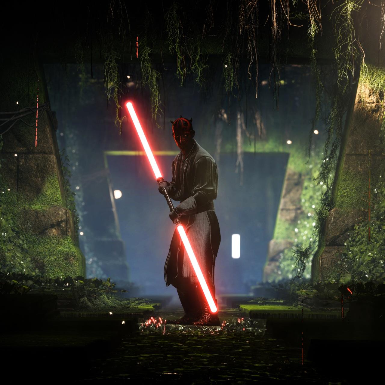 1280x1280 Wallpaper 4k Darth Maul Star Wars Battlefront 2 8k Wallpaper
