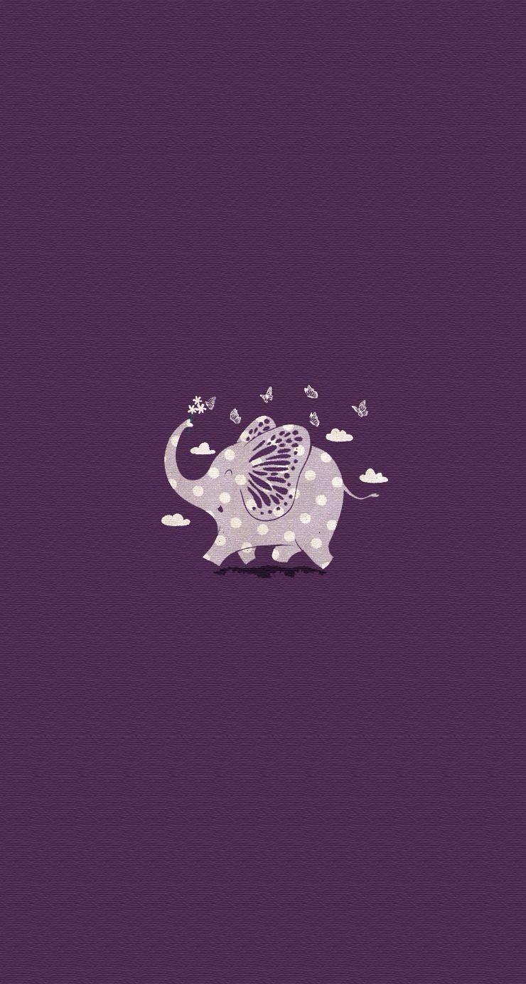 740x1384 Elephant iPhone Background