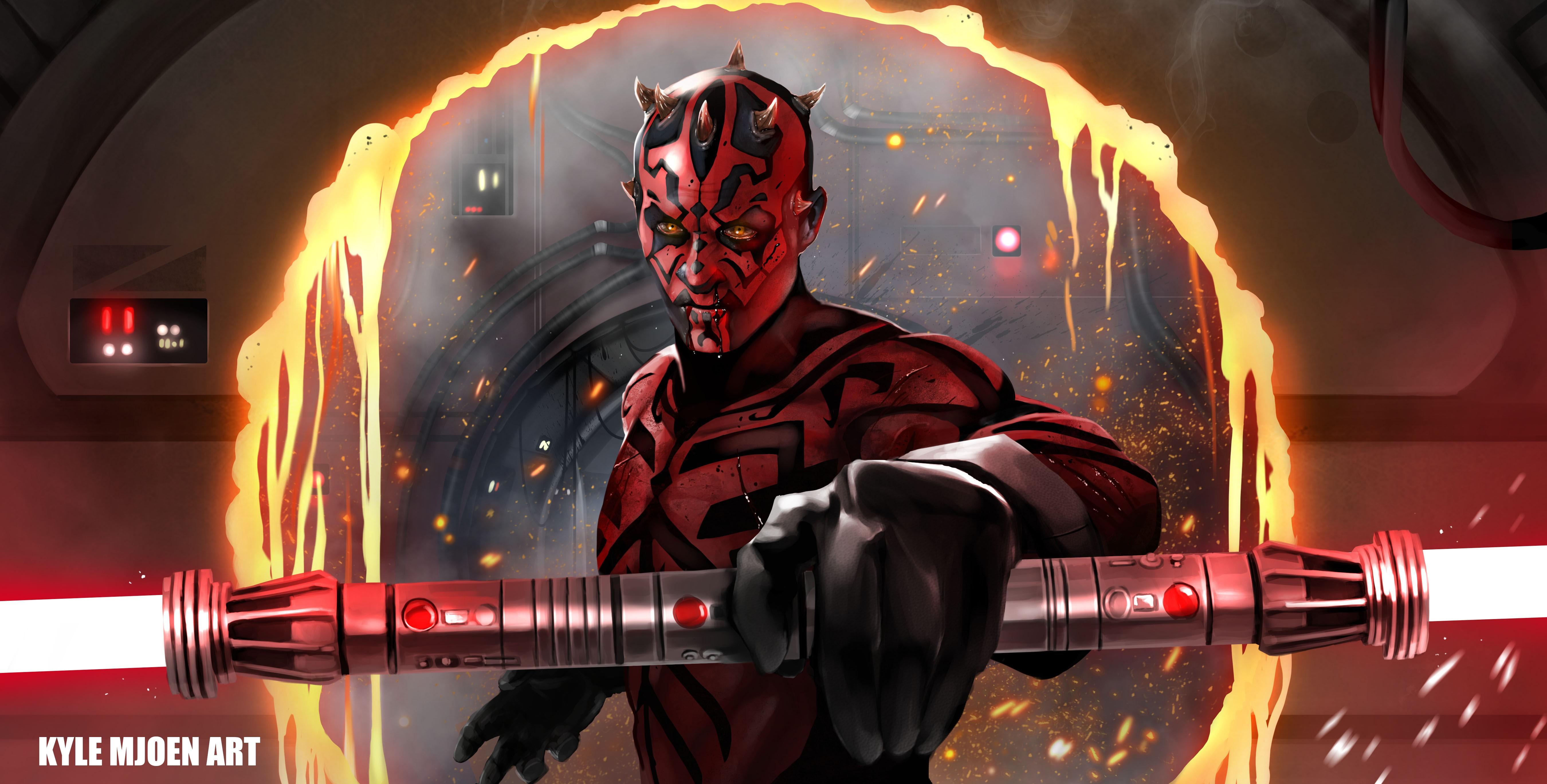 5400x2738 Wallpaper / darth maul, star wars, hd, 4k, 5k free download