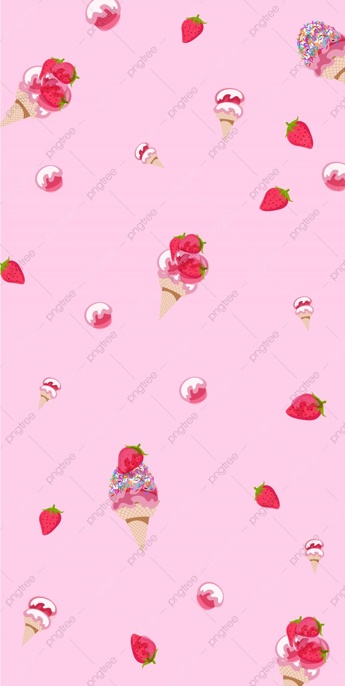 Cute Pink Ice Cream Wallpapers Top Free Cute Pink Ice Cream