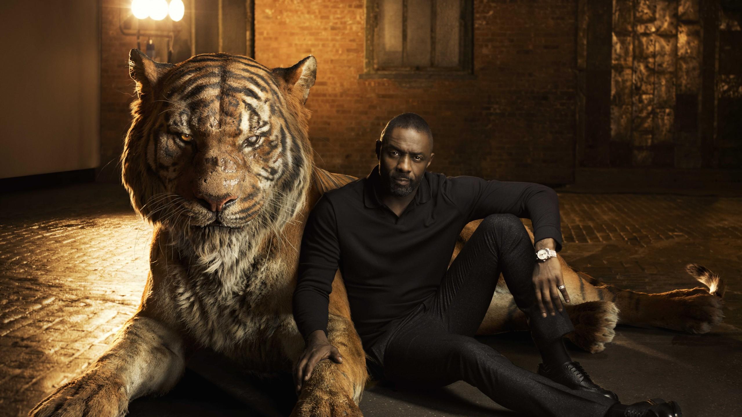 2560x1440 Wallpaper The Jungle Book, Idris Elba, Shere Khan, adventure, fantasy, Best movies of Movies