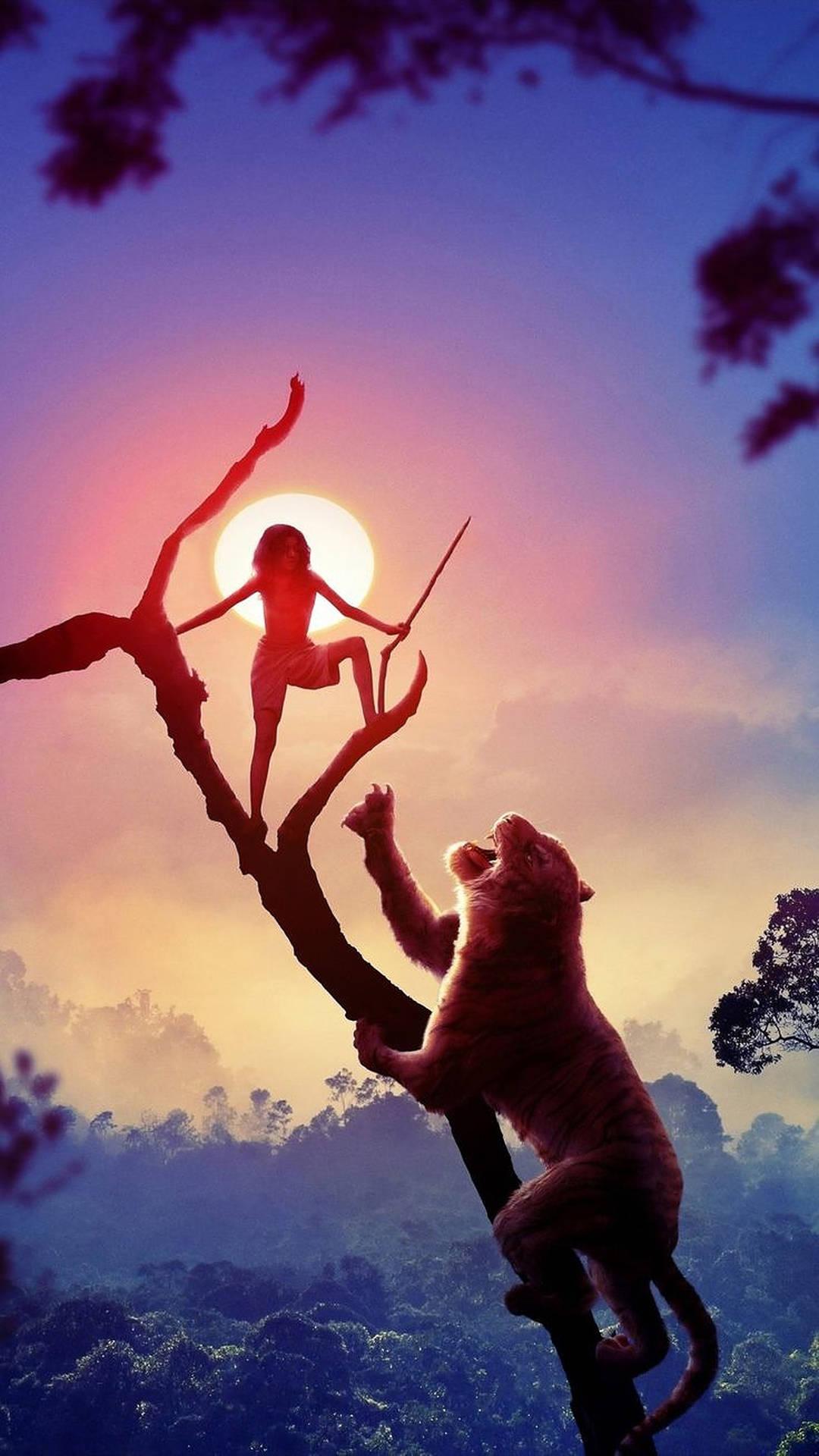 1080x1920 Download The Jungle Book Sunset Wallpaper