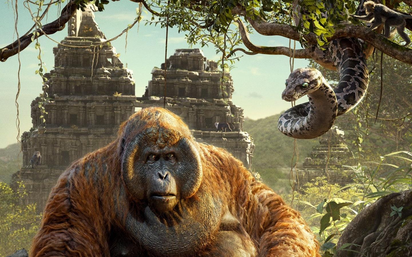 1440x900 The Jungle Book Movie Animals Wallpaper