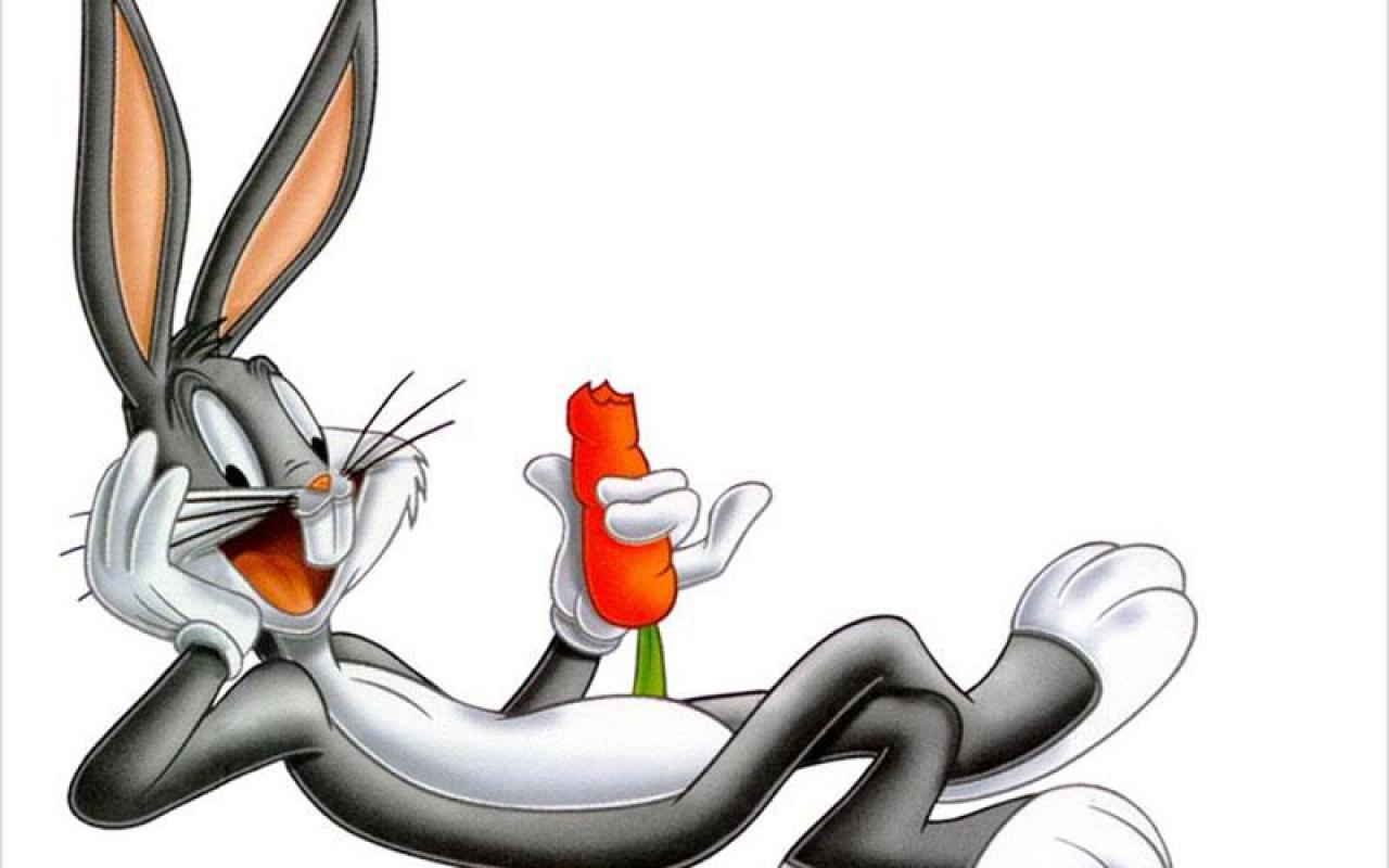 1280x800 bugs bunny wallpaper, cartoon, illustration, fictional character, tail