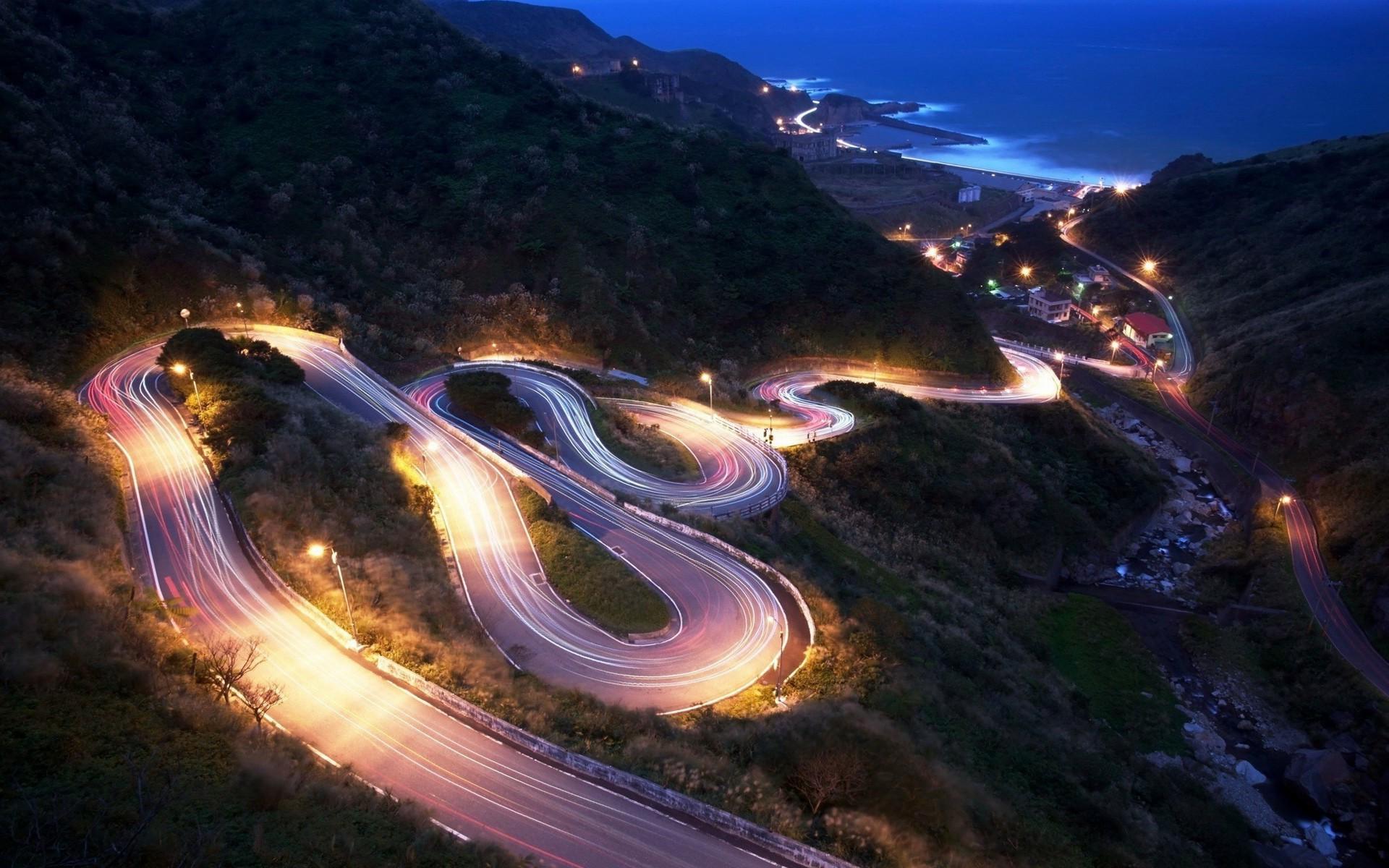 1920x1200 Very twisting mountain road Desktop wallpaper 1280x720