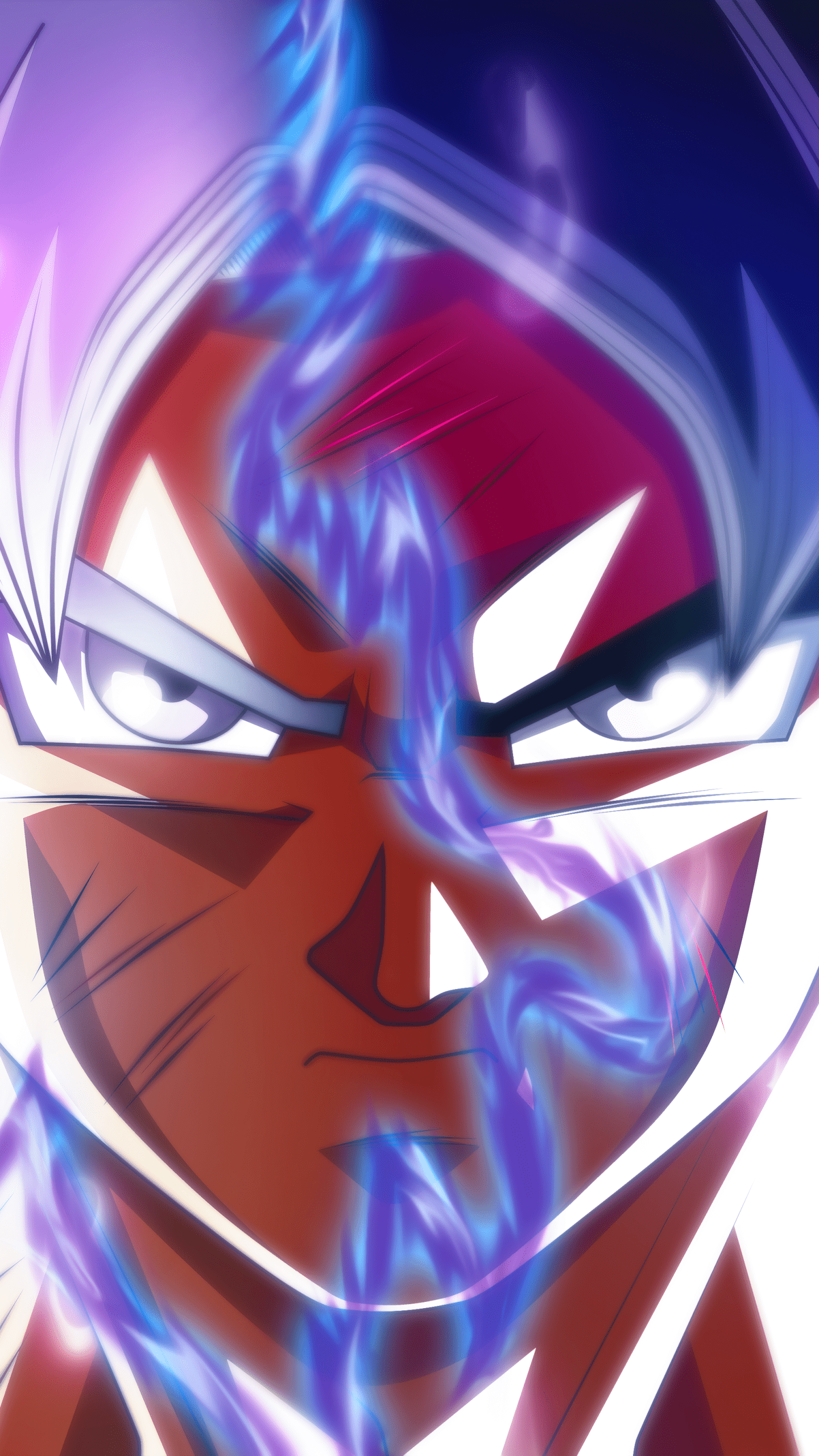 1440x2560 Wallpaper / Anime Dragon Ball Super Phone Wallpaper, Goku, Ultra Instinct (Dragon Ball), 1440x2560 free download