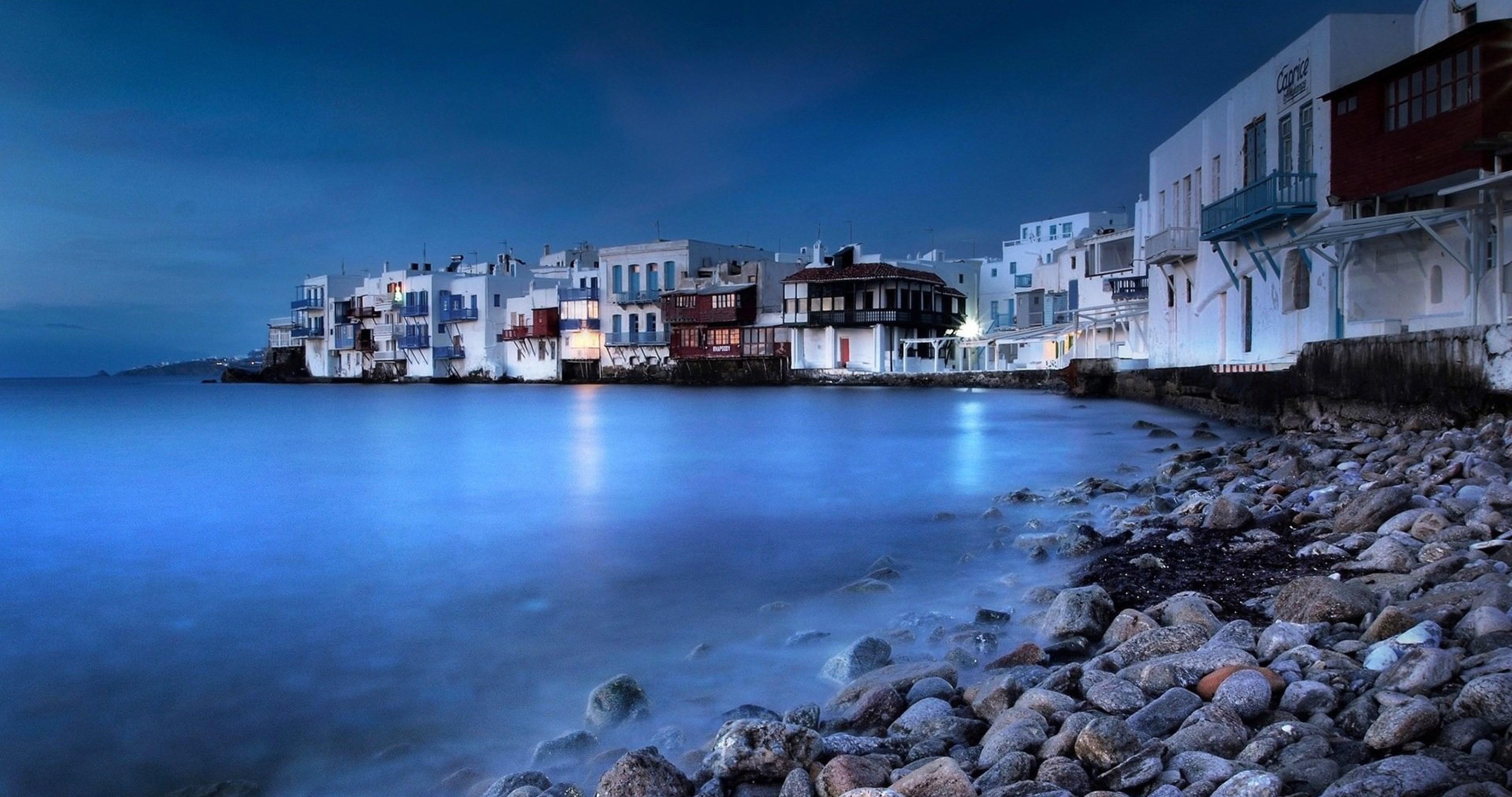 4096x2160 Greece 4K Wallpaper