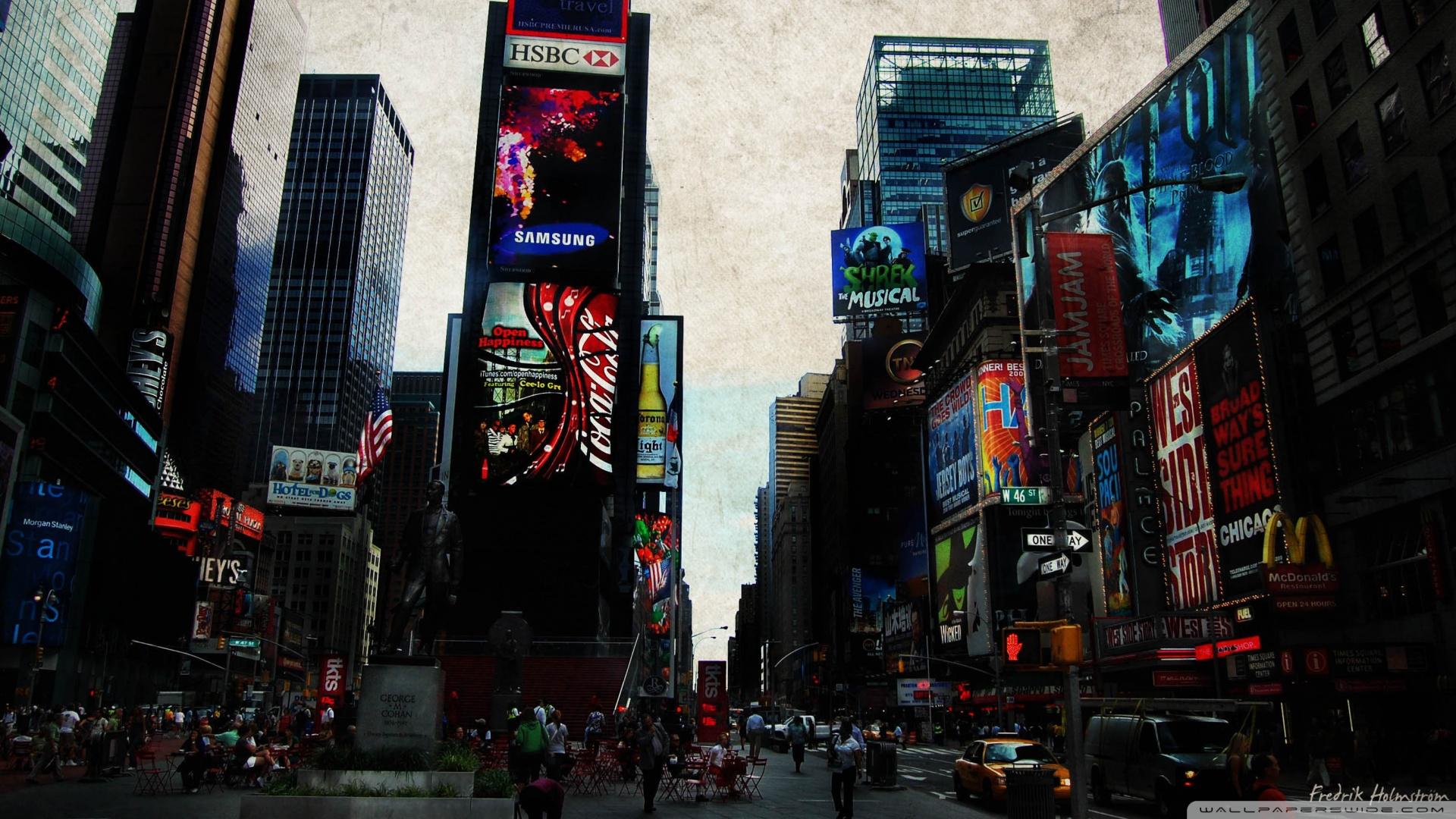 1920x1080 Times Square Ultra HD Desktop Background Wallpaper for 4K UHD TV : Widescreen & UltraWide Desktop & Laptop : Tablet