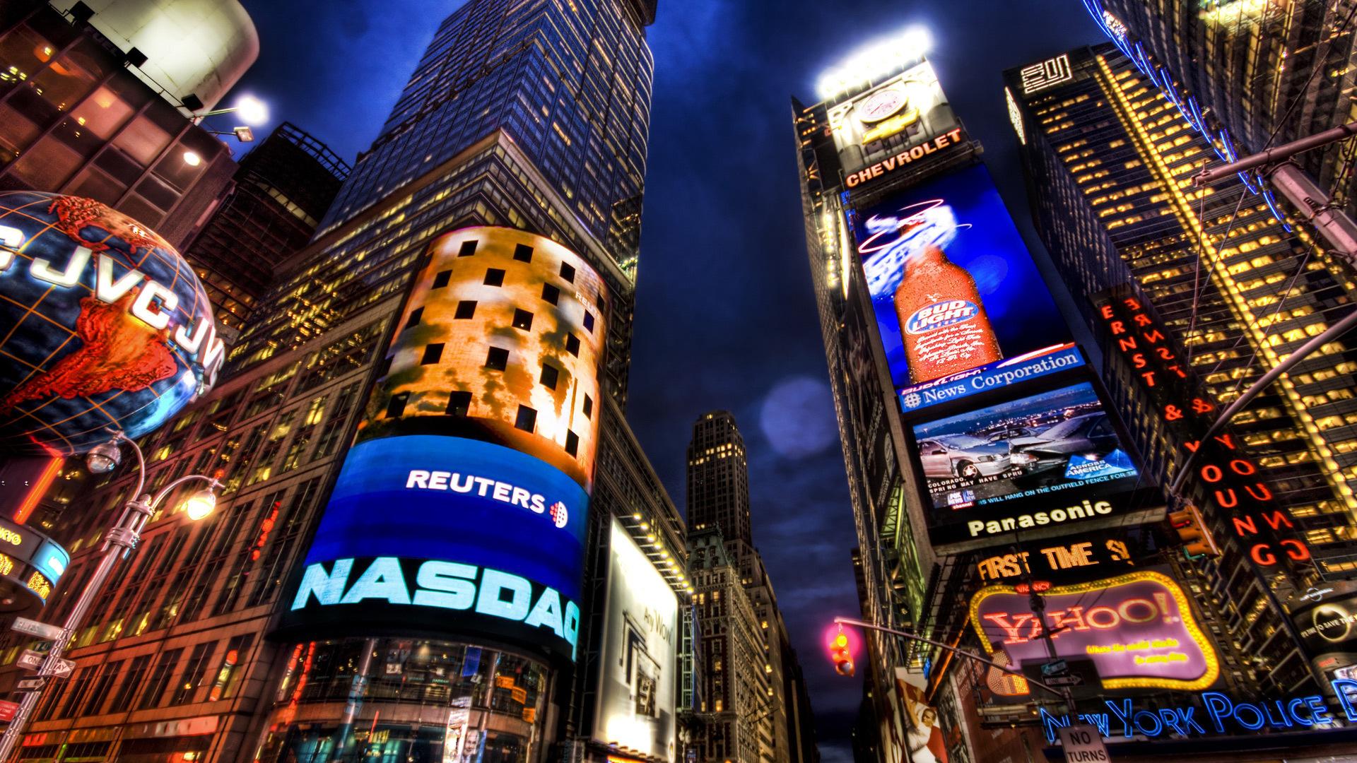 1920x1080 Times Square HD Wallpaper and Background