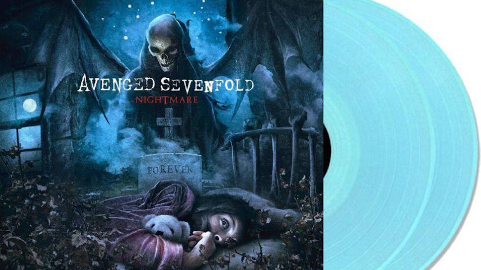 1600x900 Avenged Sevenfold Nightmare (Transparent Blue) Vinyl Record
