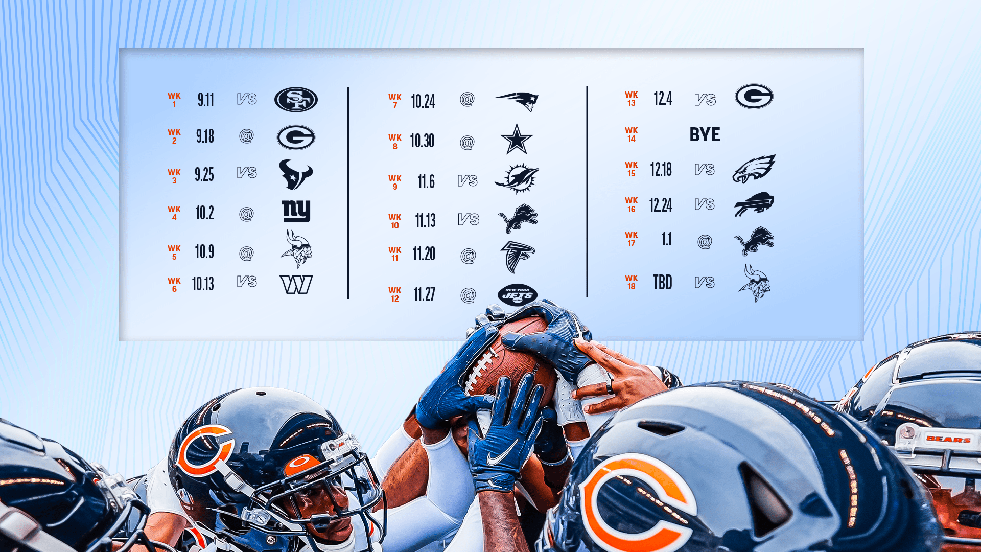 1920x1080 Wallpaper. Chicago Bears Official Website