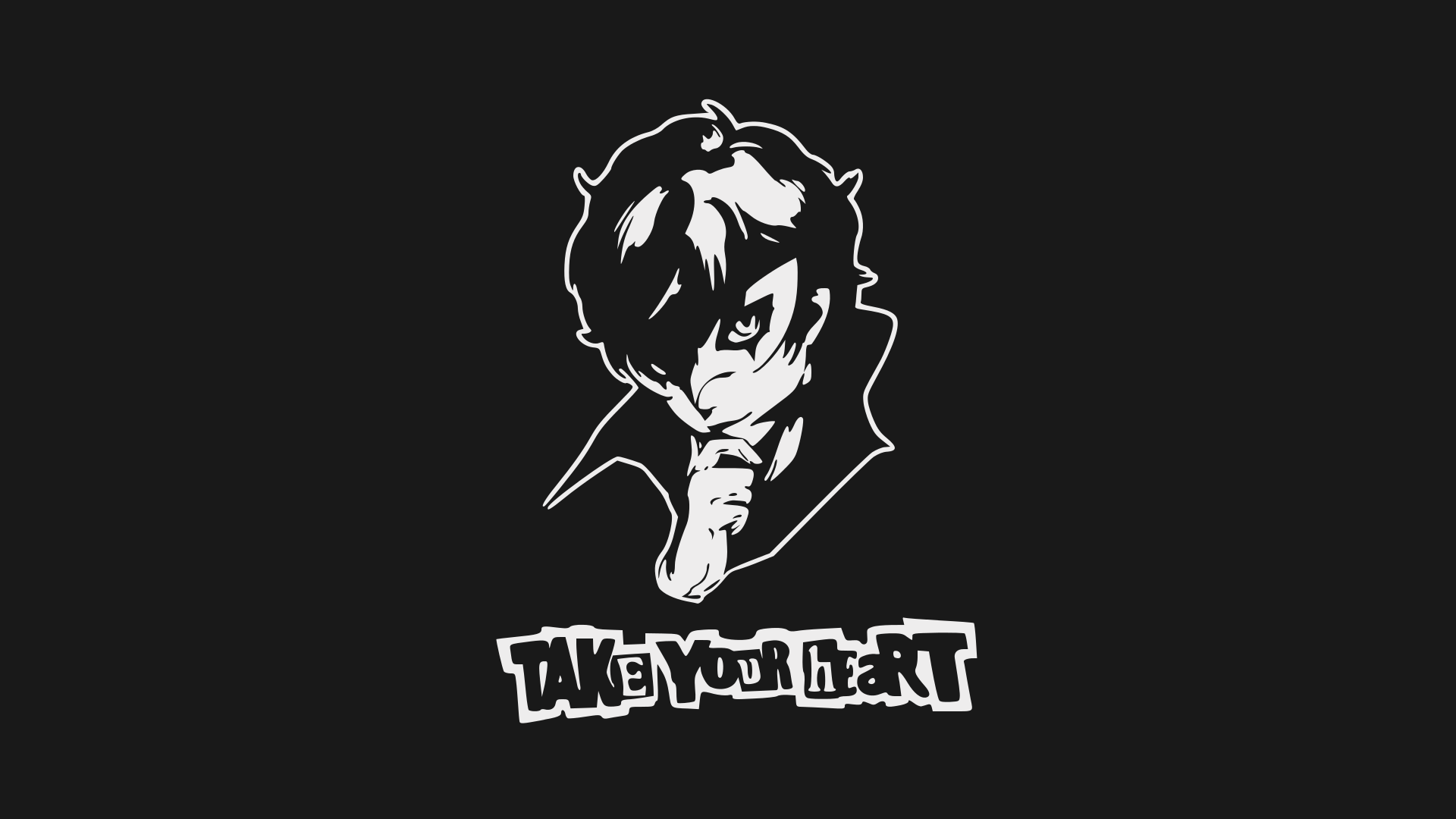 1920x1080 First, I remade this so it's HD now and act wonders as a desktop BG, secondly, I wasn't clear enough; The loading screen always had Take Your Time as the text even