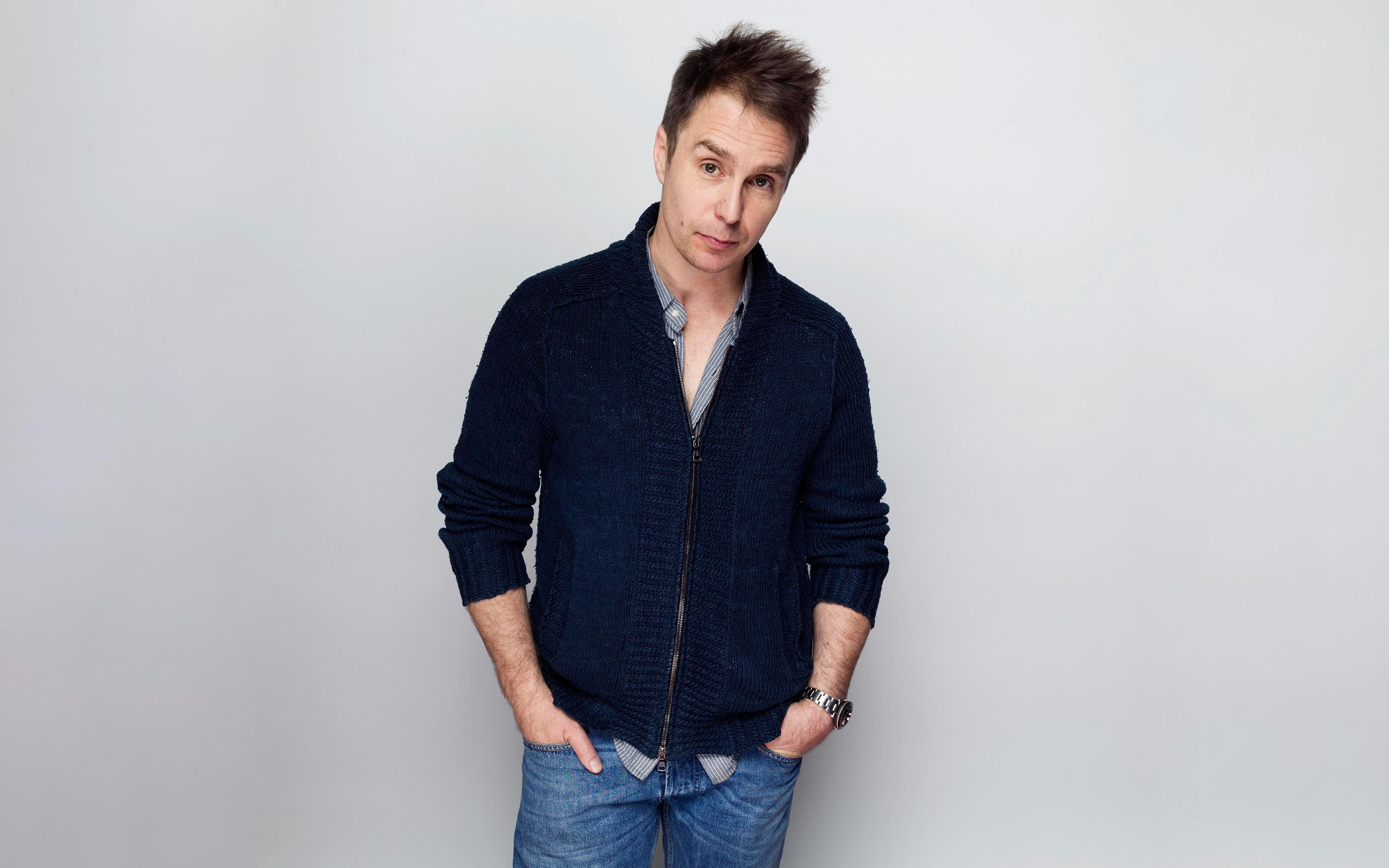 3200x2000 Download American Actor Celebrity Sam Rockwell HD Wallpaper