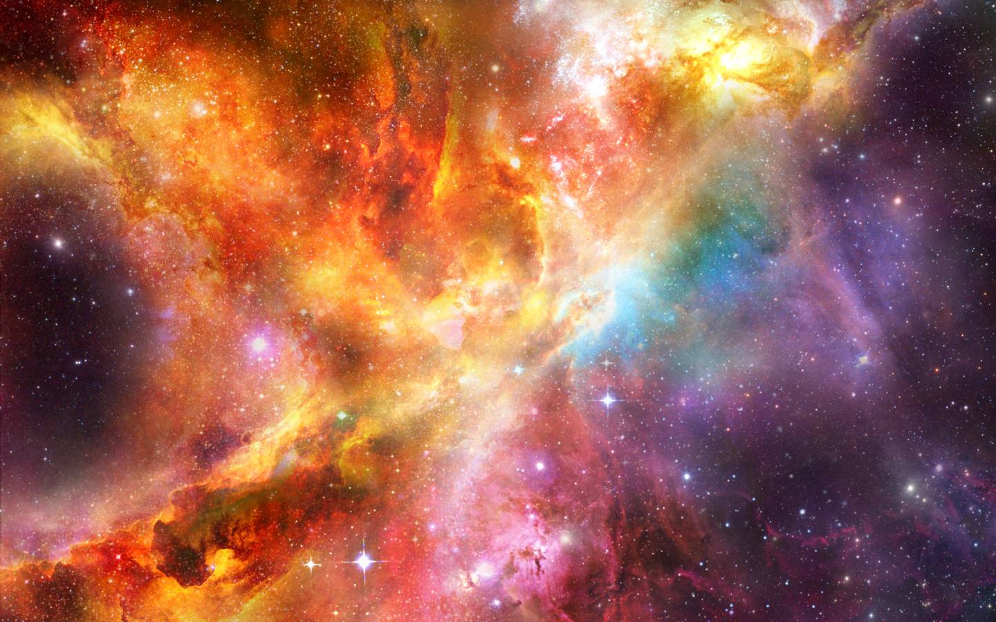 1440x900 Nebula Wallpaper