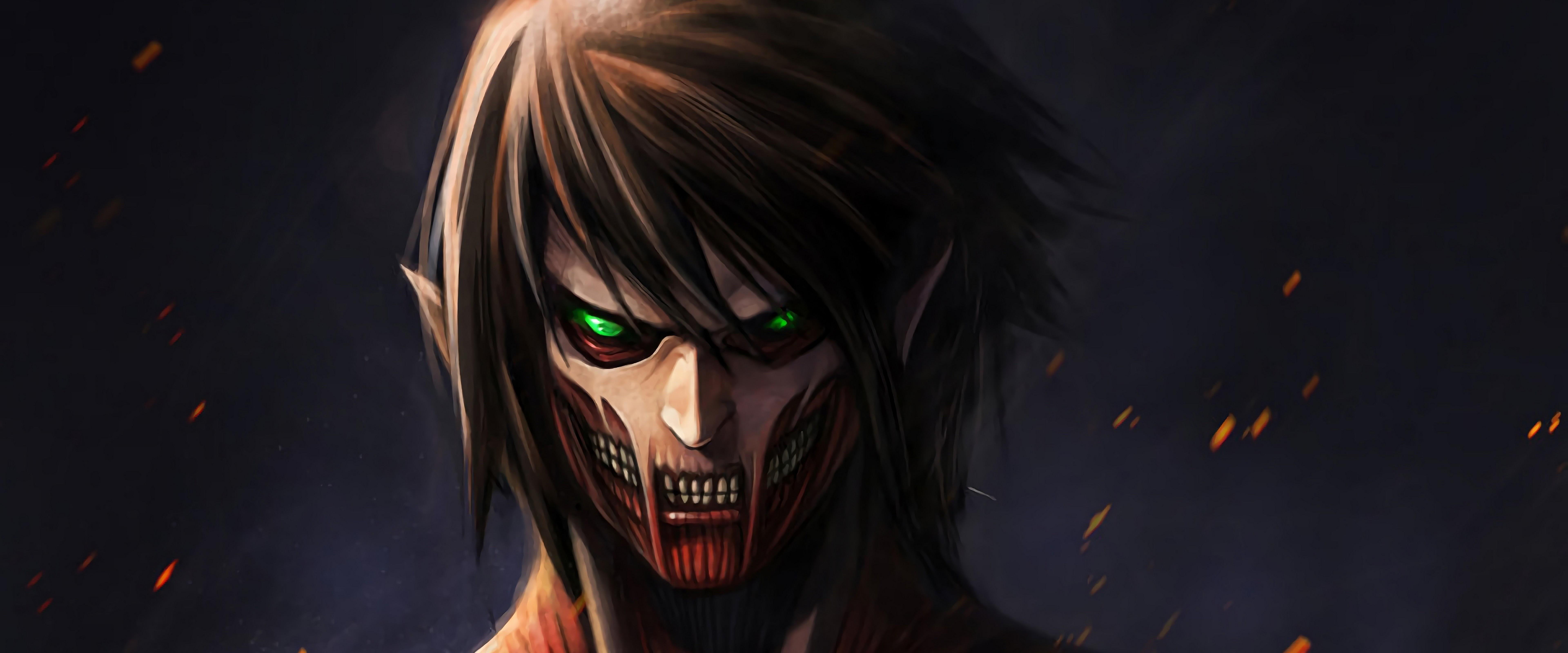 7680x3200 Attak Titan Attack on Titan 4K Wallpaper
