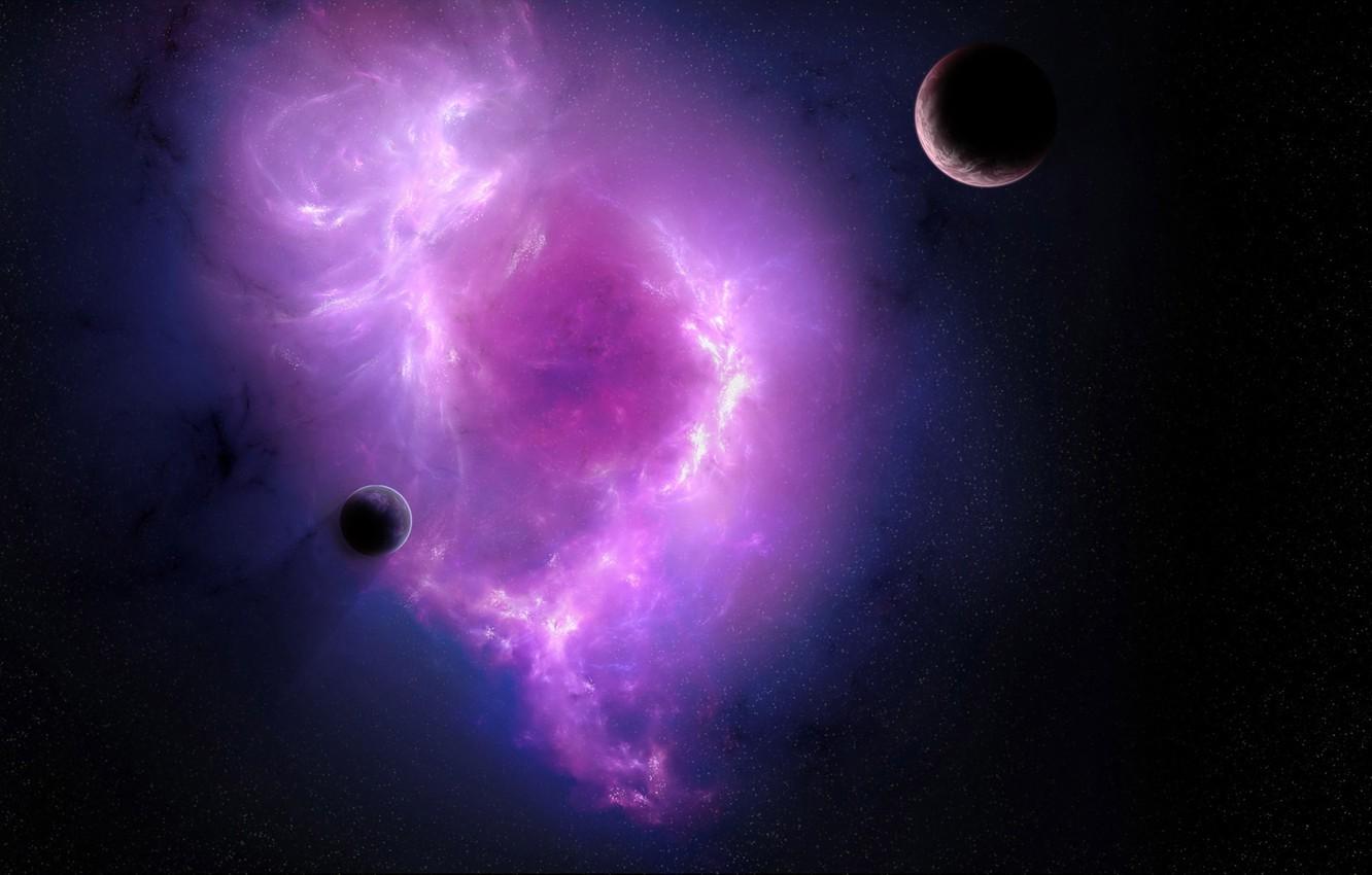 1332x850 Wallpaper the explosion, nebula, cloud image for desktop, section космос