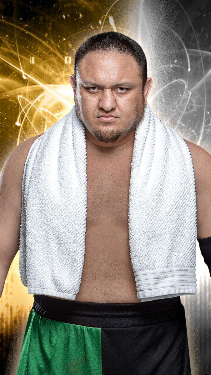 675x1200 Topps® WWE SLAM: Card Trader - #WallpaperWednesday. #ToppsSLAMClassic voting. And one heck of a match up! Tap &amp; save a SamoaJoe or wallpaper to show your support for your Superstar