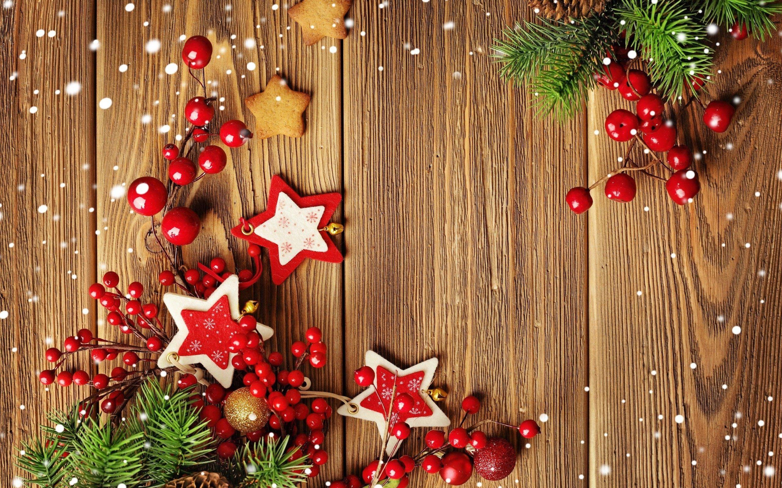 2560x1600 HD Christmas Decorations Wallpaper