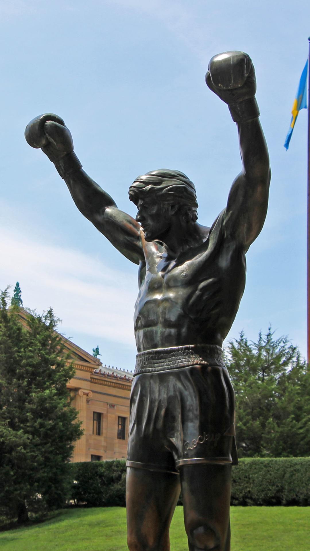 1080x1920 Wallpaper / Man Made Statue Phone Wallpaper, Rocky Balboa, 1080x1920 free download
