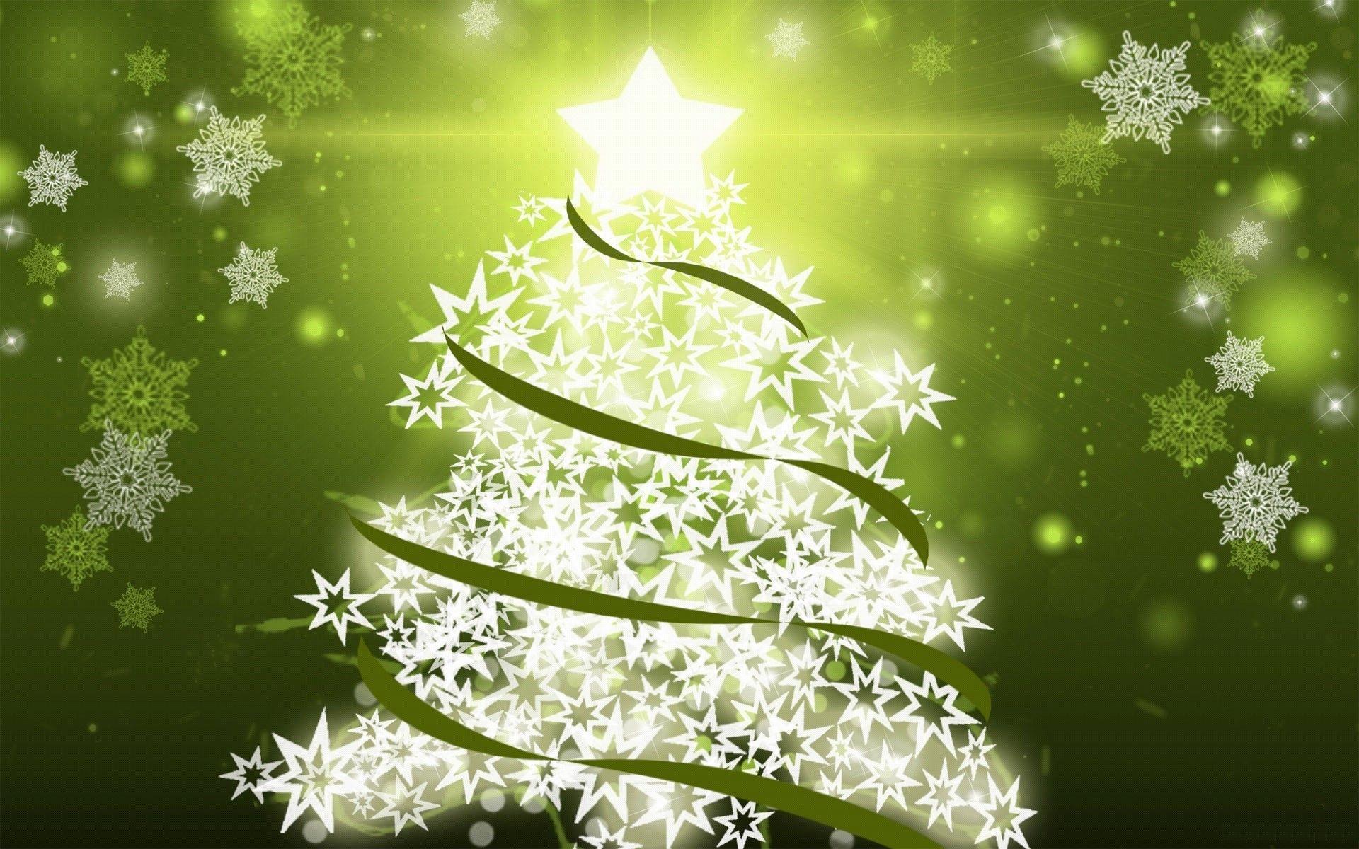 1920x1200 Green and White Beautiful Nice Christmas Tree Decoration on 2013