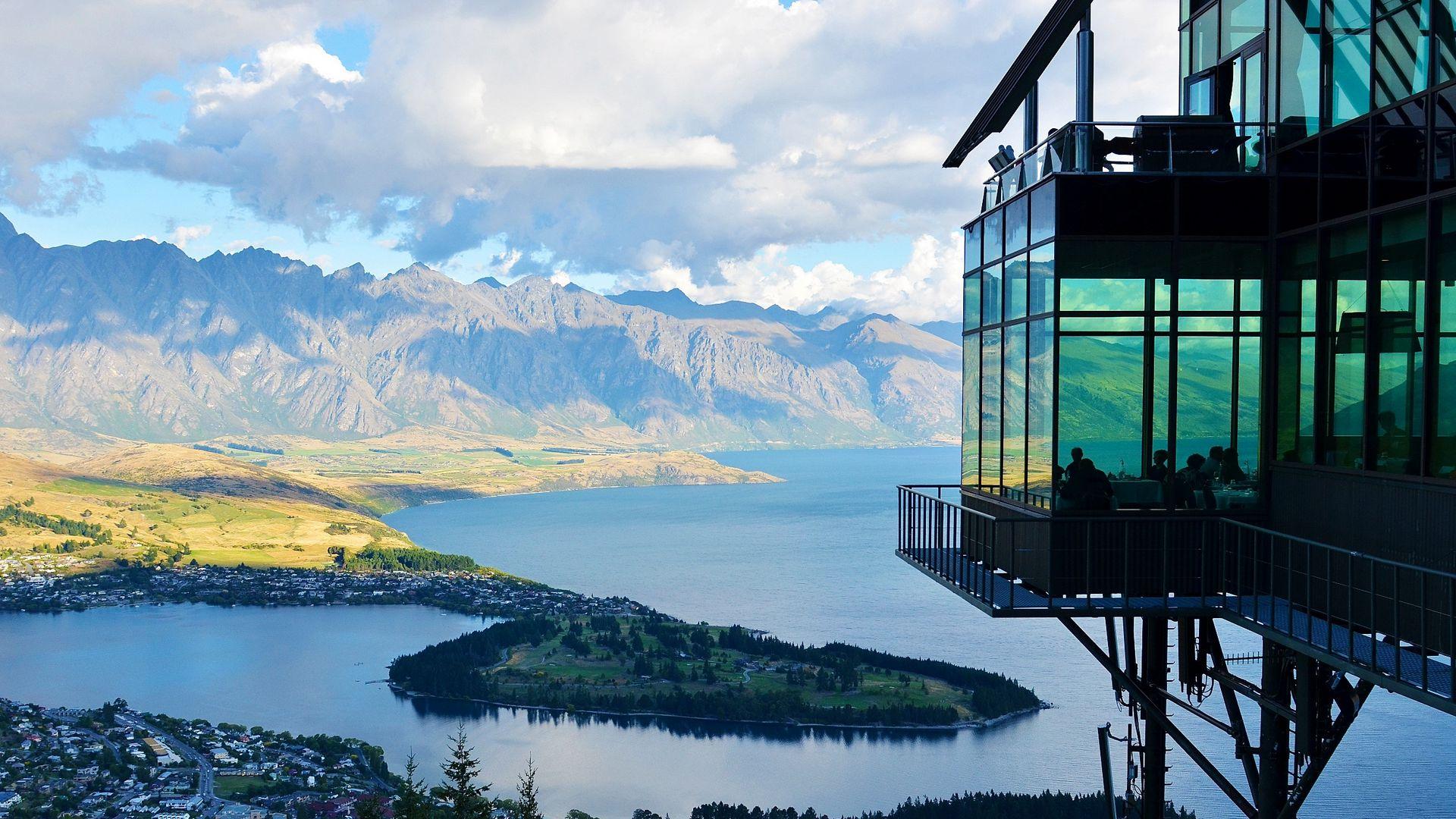 1920x1080 Download wallpaper 1920x1080 new zealand, lake, mountain, distance full hd, hdtv, fhd, 1080p HD background