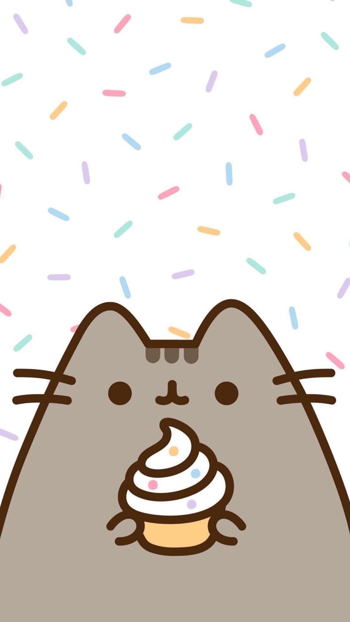 1152x2048 Kawaii Cat Phone Wallpaper