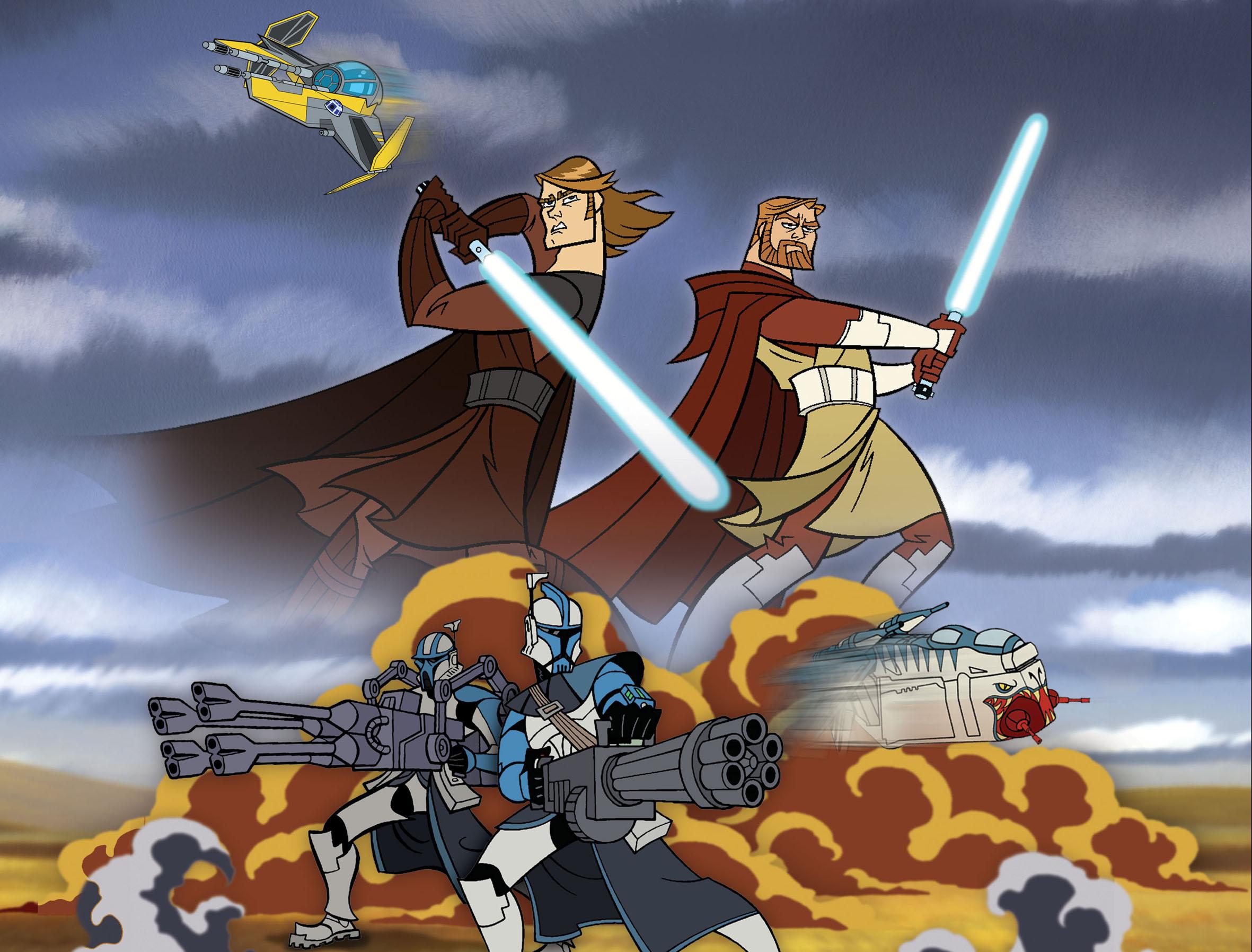 2362x1795 Genndy Tartakovsky's Awesome Clone Wars Animated Cartoons. Luis' Illustrated Blog