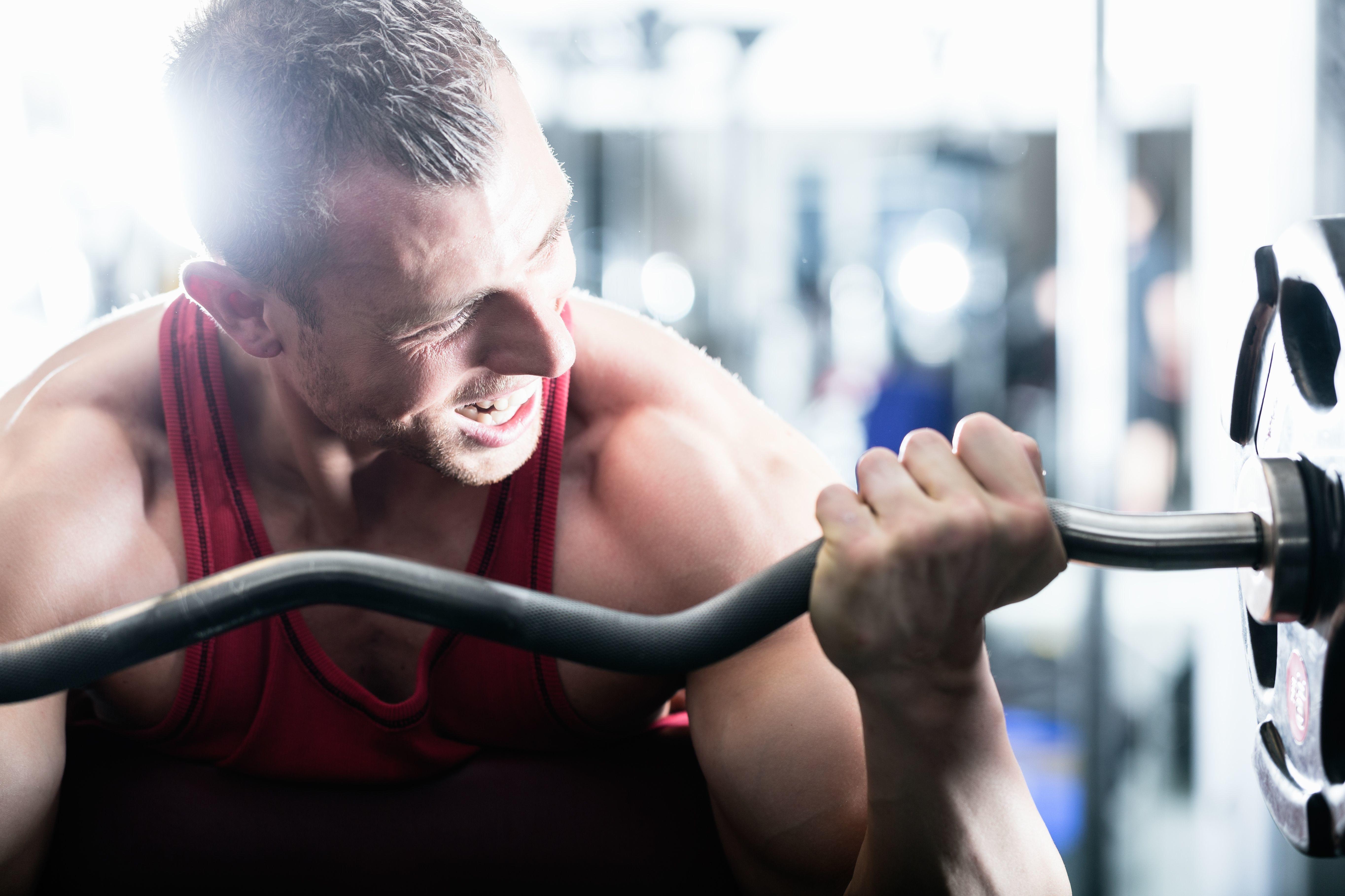5457x3638 4K, 5K, Fitness, Men, Barbell, Workout Gallery HD Wallpaper