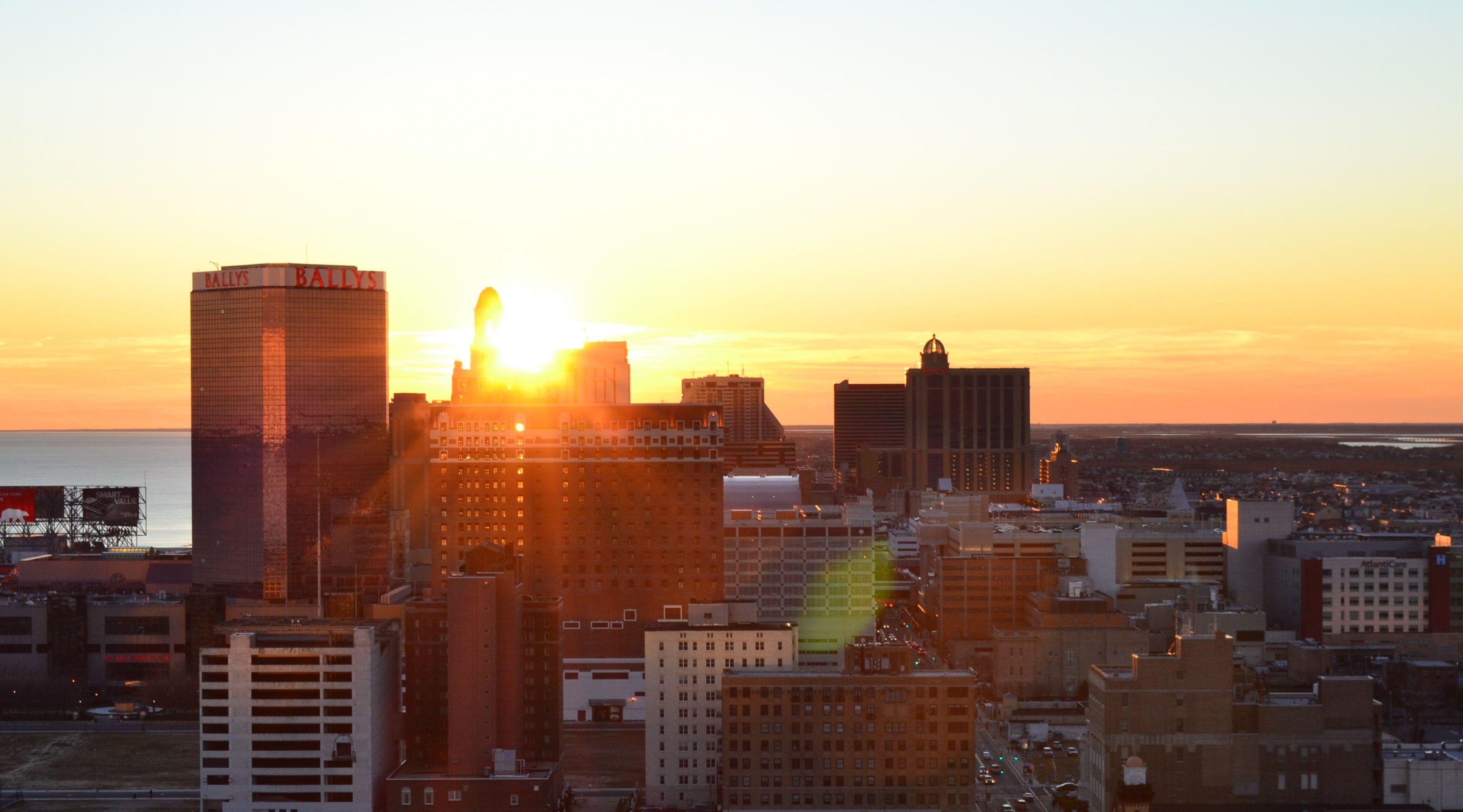 3840x2133 HD wallpaper: Atlantic City Balcony View, United States, New Jersey, Landscape. City landscape, Panoramic photography, Cityscape wallpaper