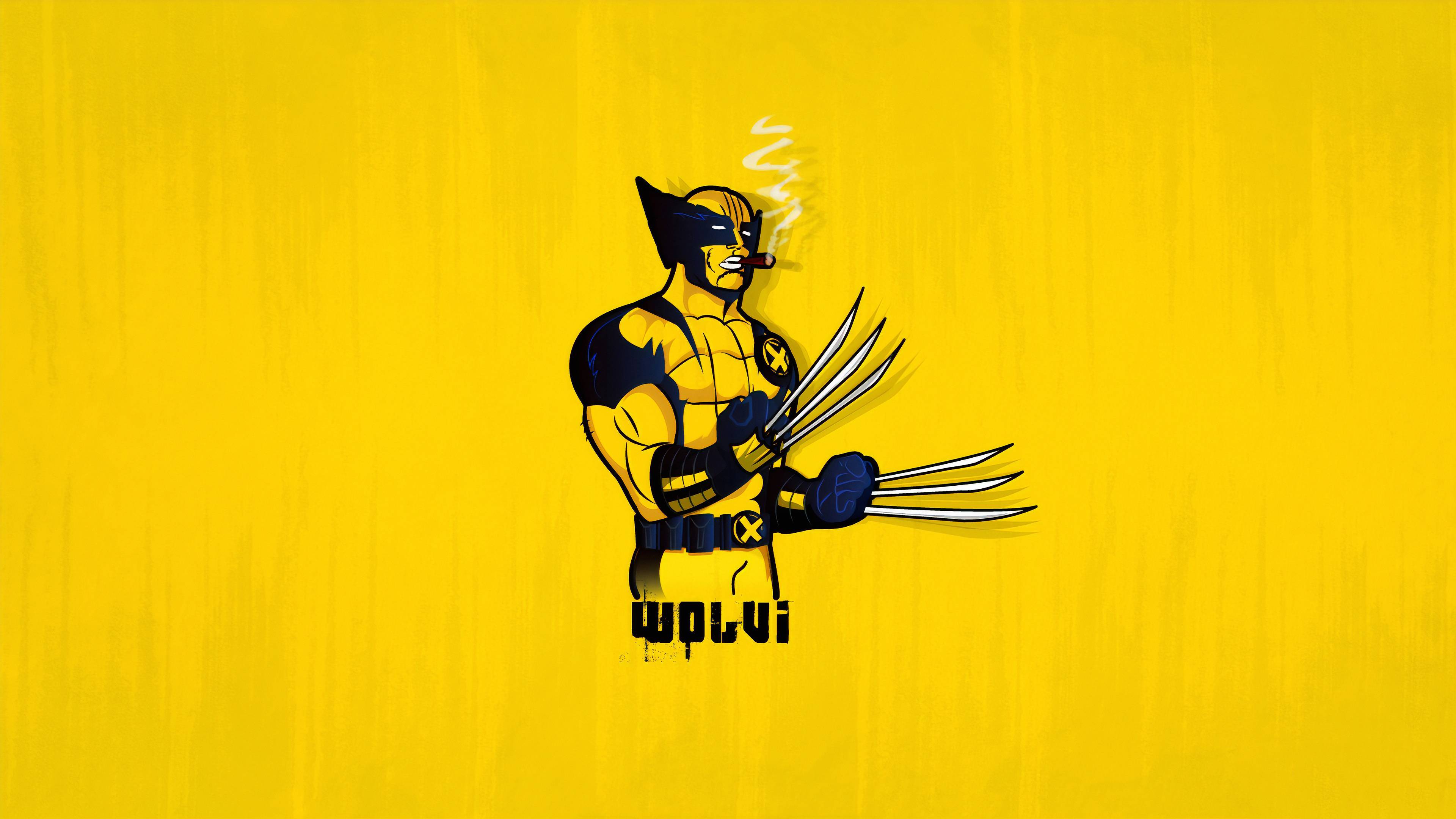 3840x2160 4k Wolverine Minimal Wallpaper, HD Minimalist 4K Wallpaper, Image, Photo and Background